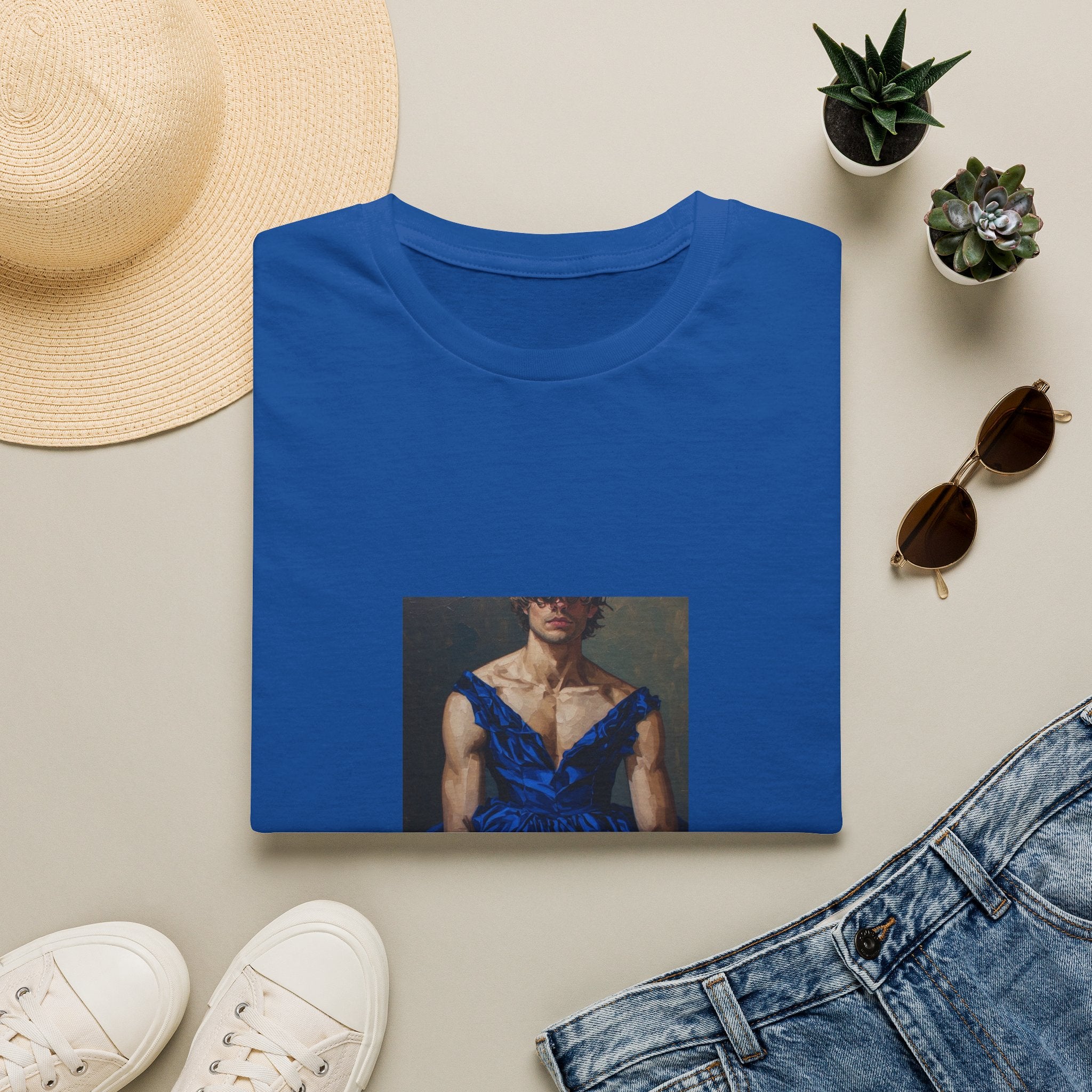 Man In Blue Dress T-shirt