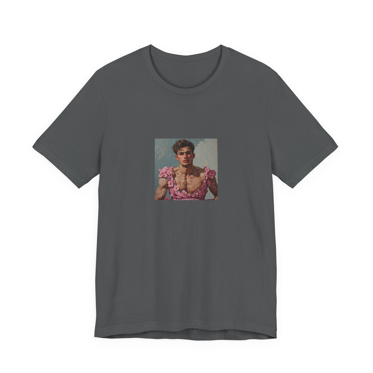 Man In Pink Dress T-shirt