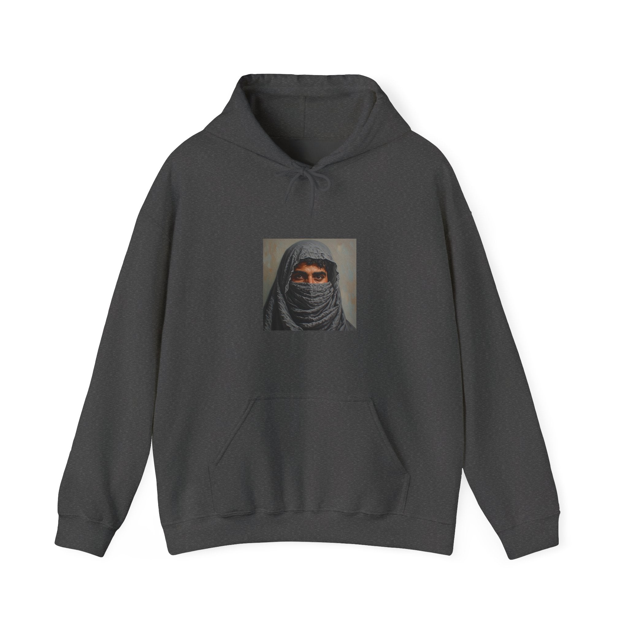 Veiled Man Portrait Hoodie