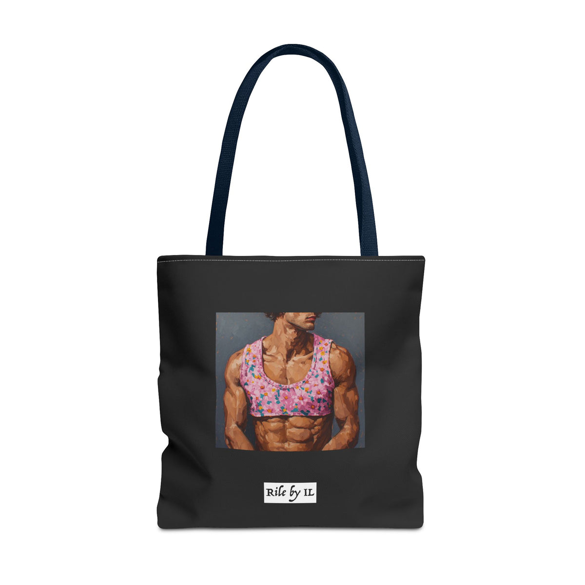Man In Pink Crop Top Tote Bag