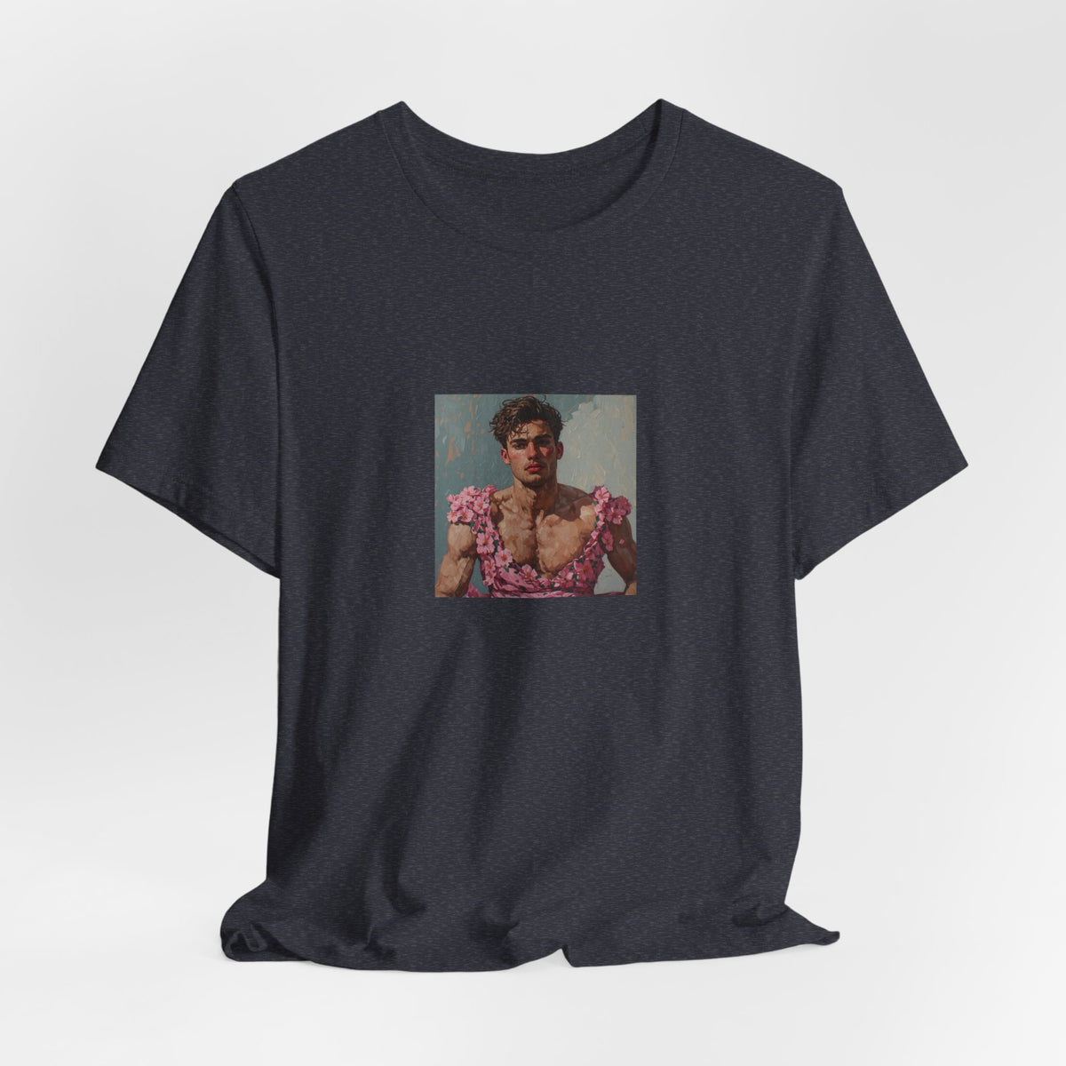 Man In Pink Dress T-shirt