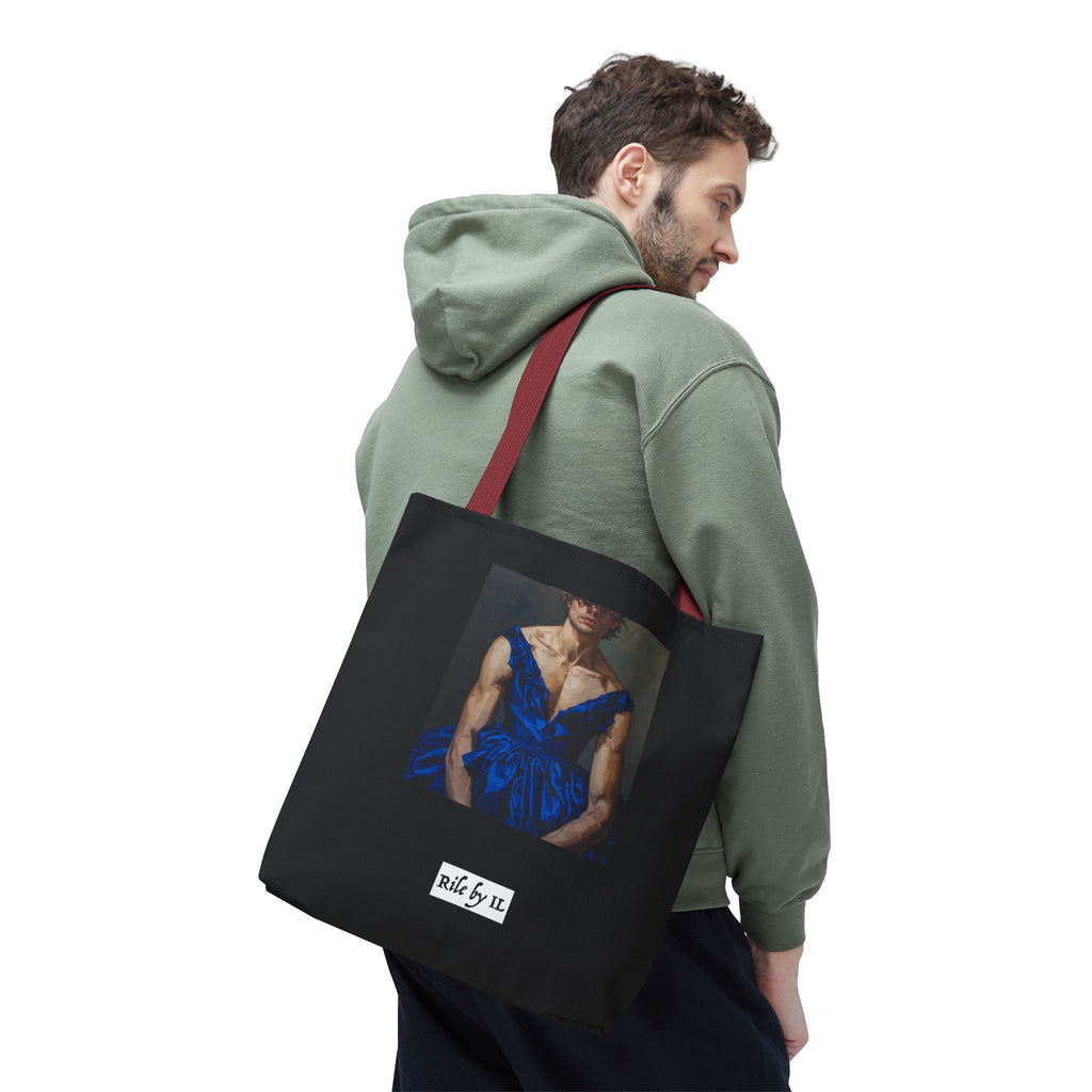 Man In Blue Dress Tote Bag
