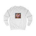 Pink Crop-Top Print Sweatshirt