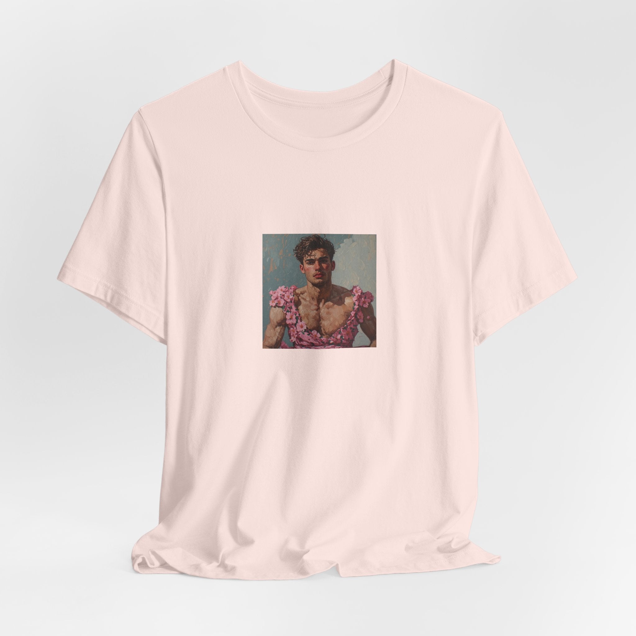 Man In Pink Dress T-shirt