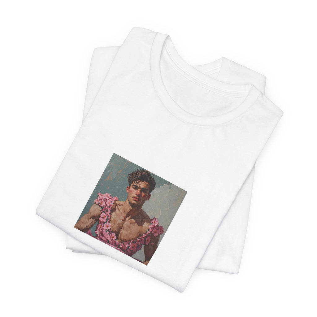 Man In Pink Dress T-shirt