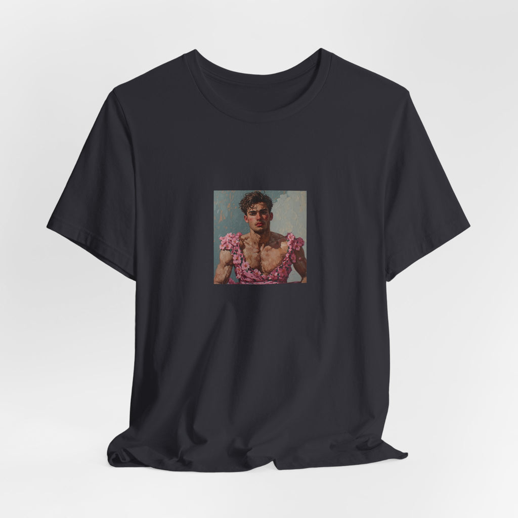 Man In Pink Dress T-shirt