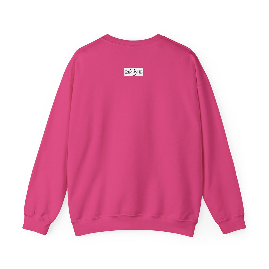 Man In Pink Dress Crewneck Sweatshirt