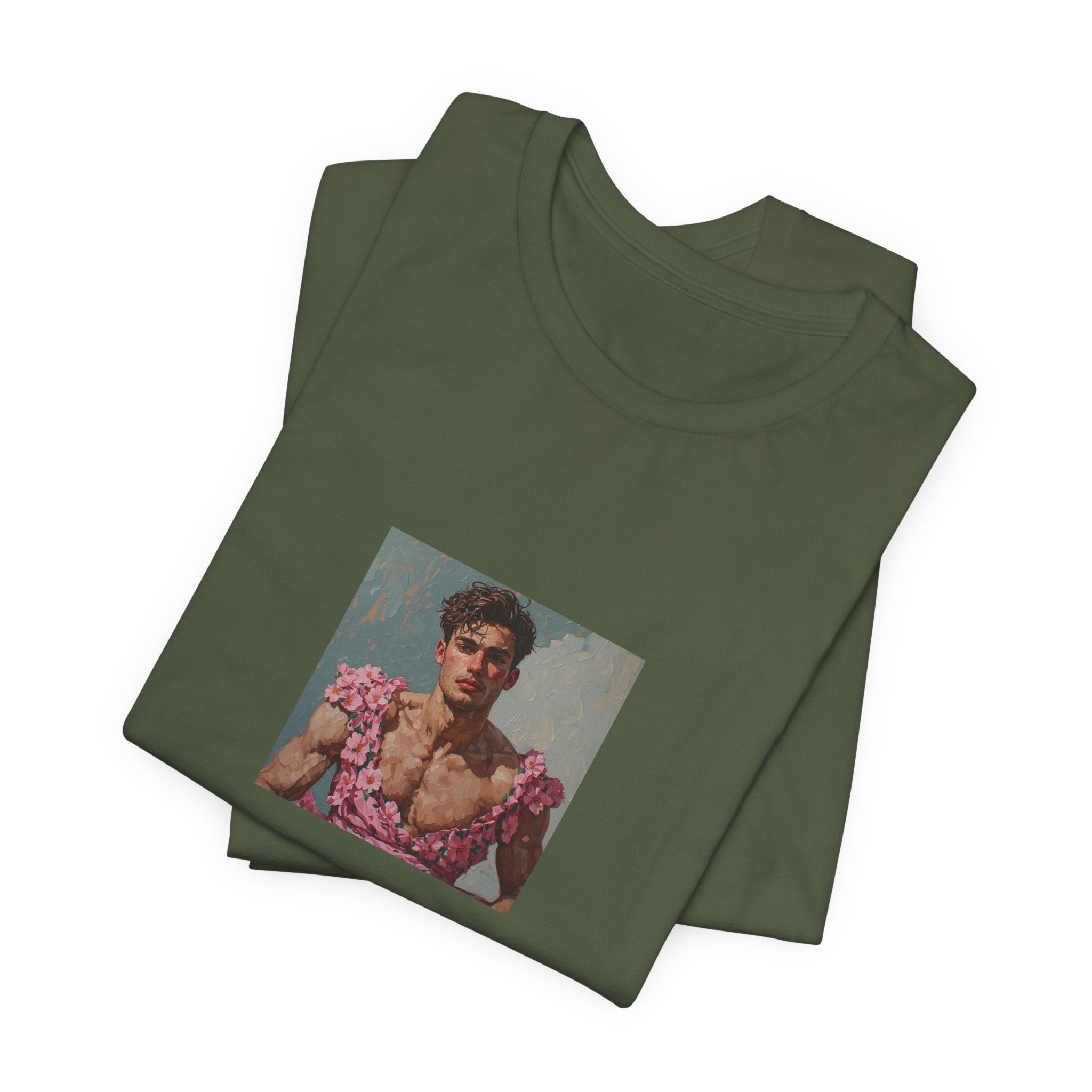 Man In Pink Dress T-shirt