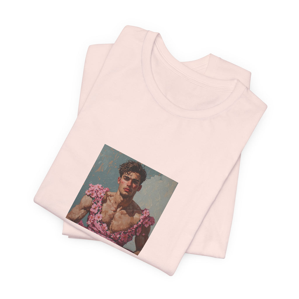 Man In Pink Dress T-shirt