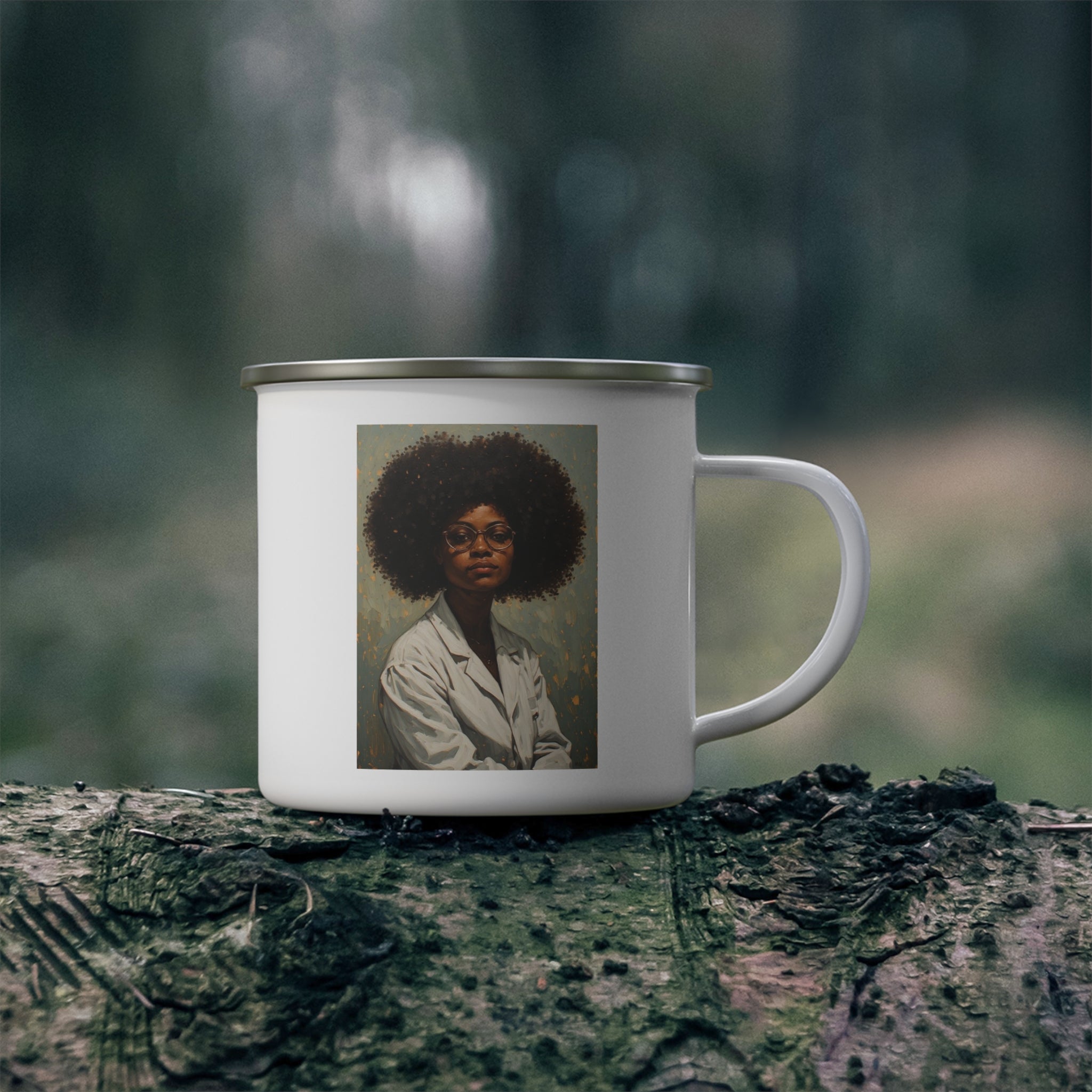 Scientist Camping Enamel Cup