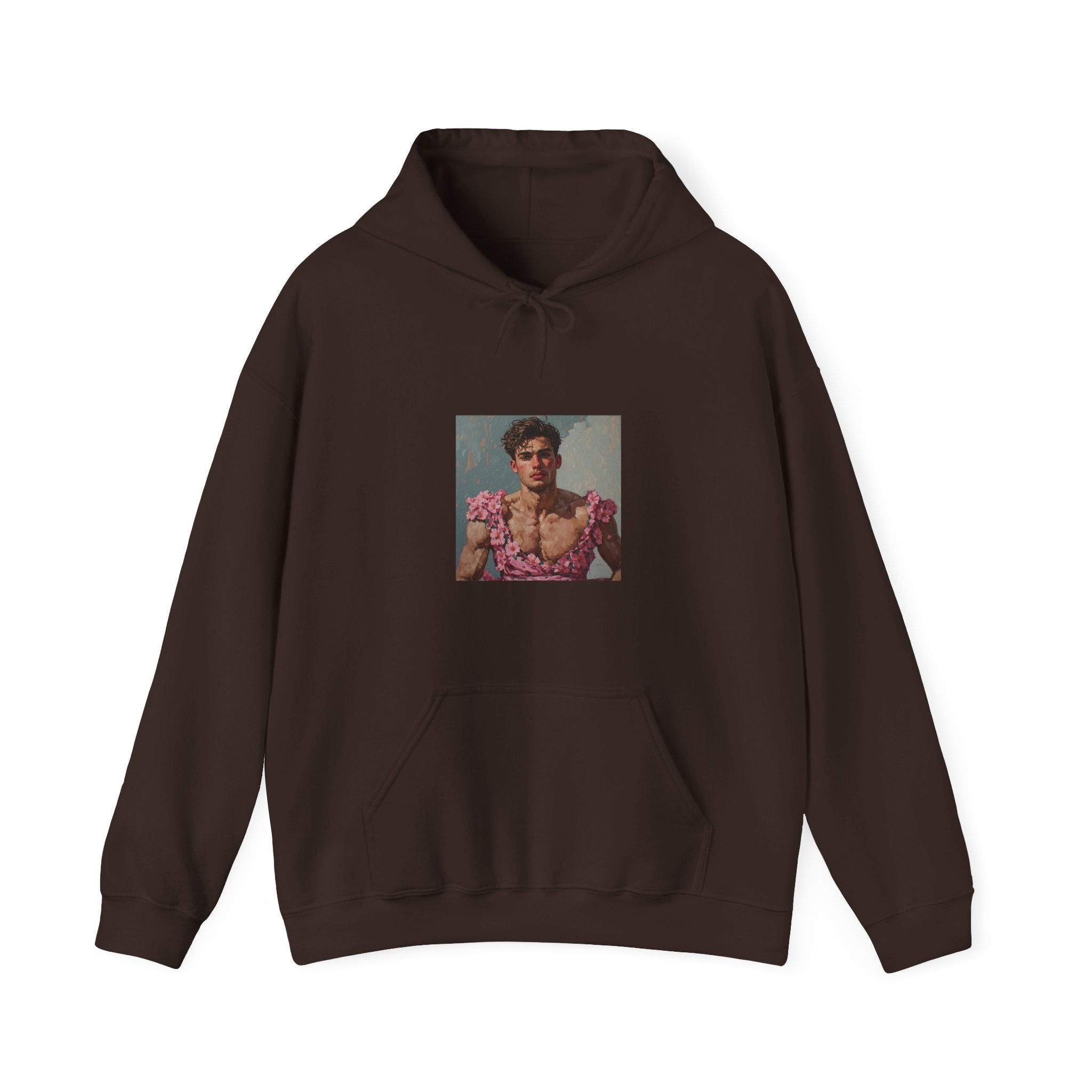 Man In Pink Dress Graphic Pullover