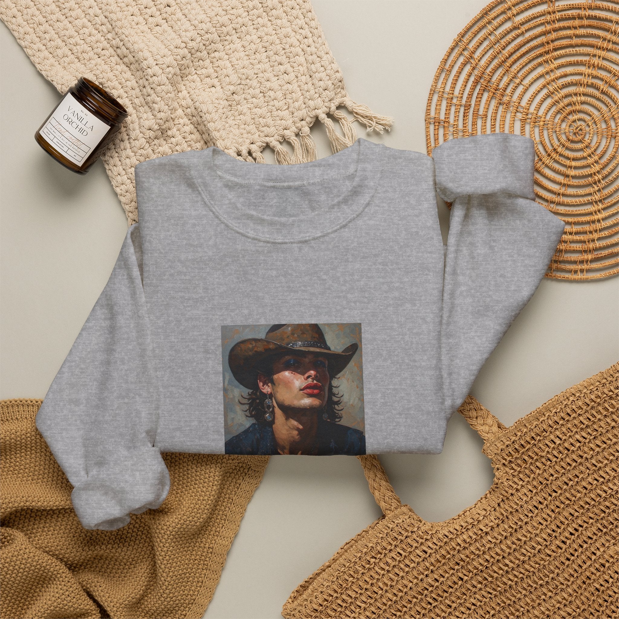 Cowboy Portrait Sweatshirt