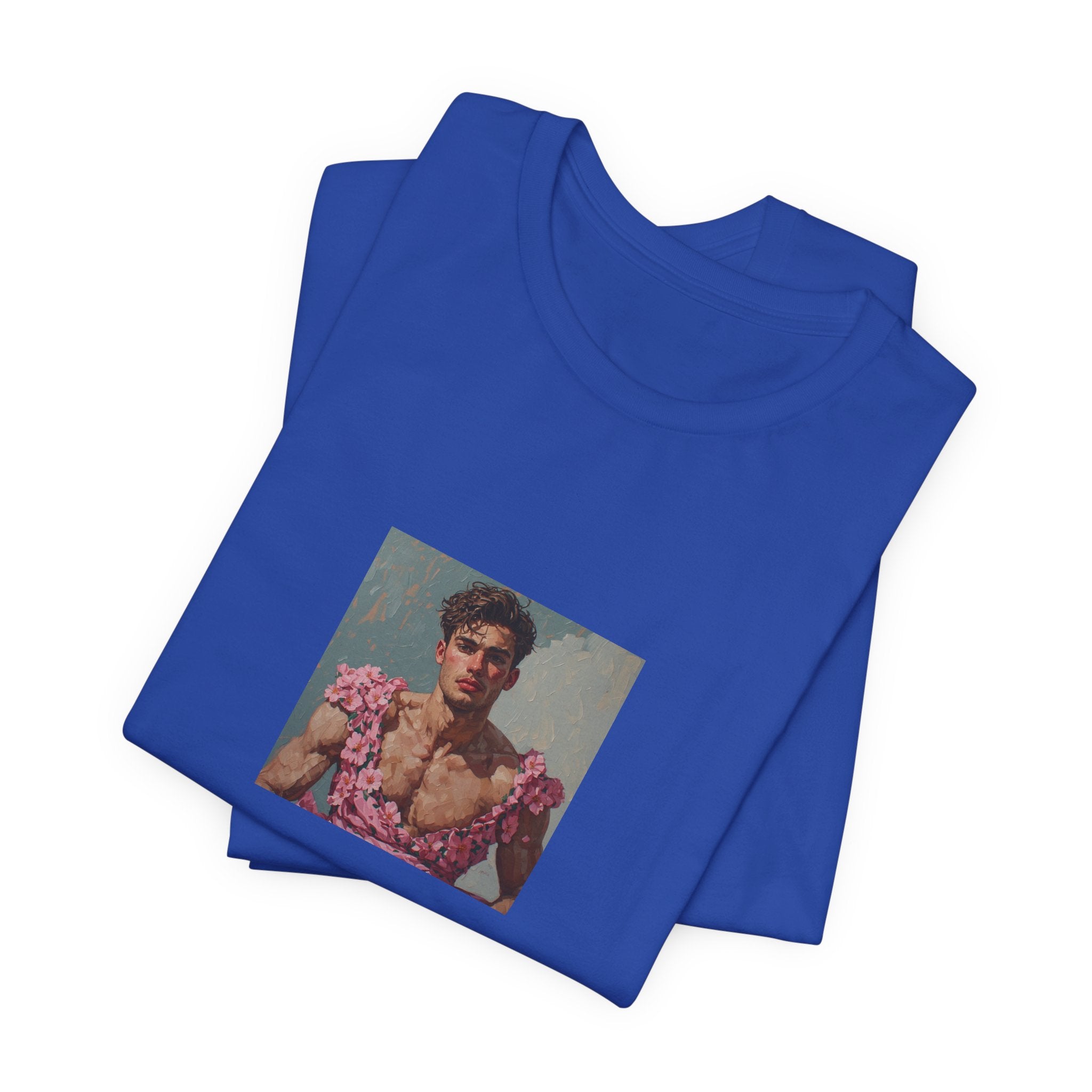 Man In Pink Dress T-shirt