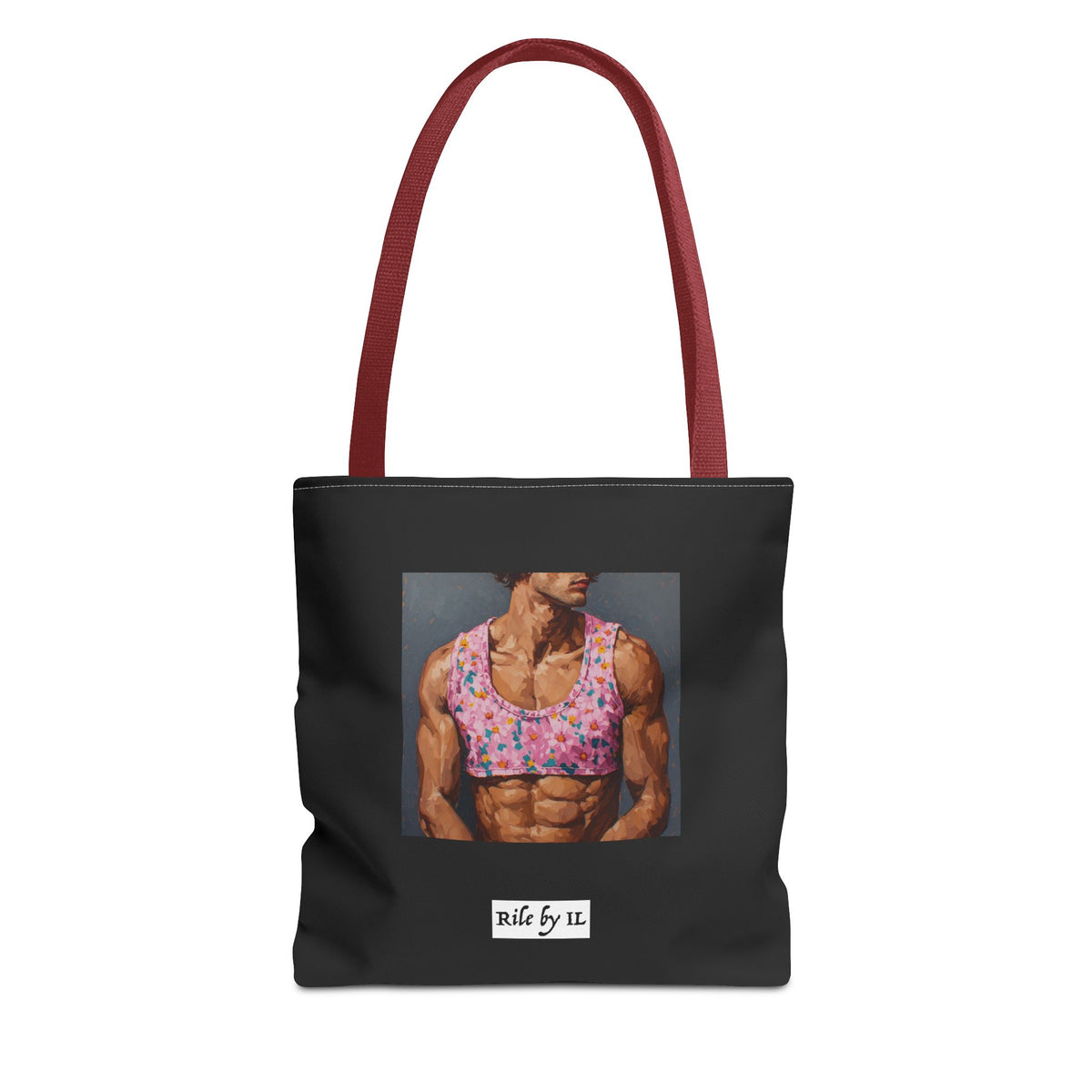Man In Pink Crop Top Tote Bag