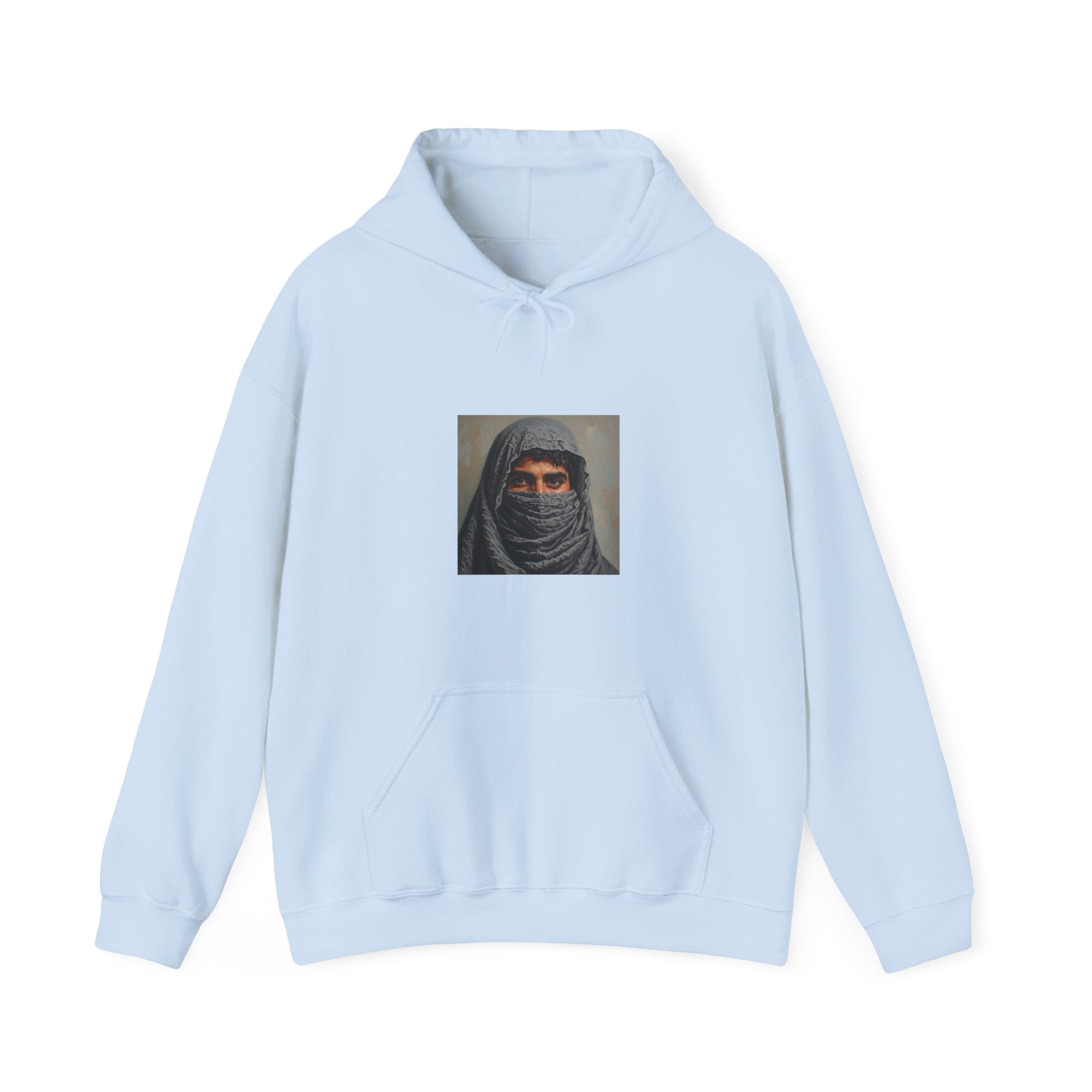 Veiled Man Portrait Hoodie