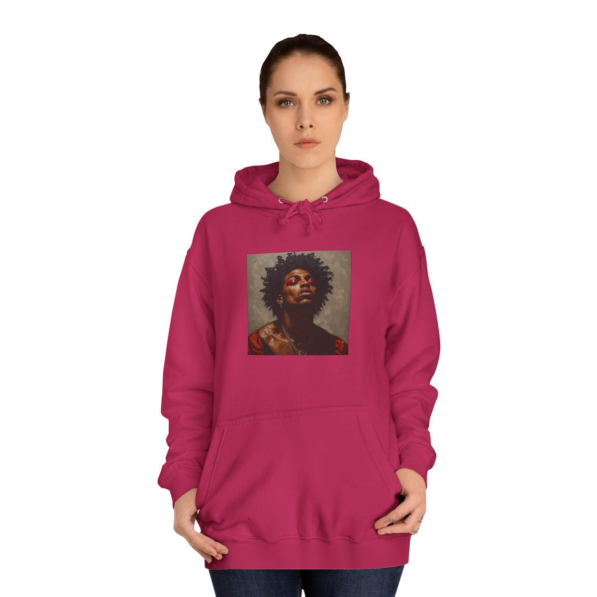 Man w/ Red Eyeshadow Hoodie