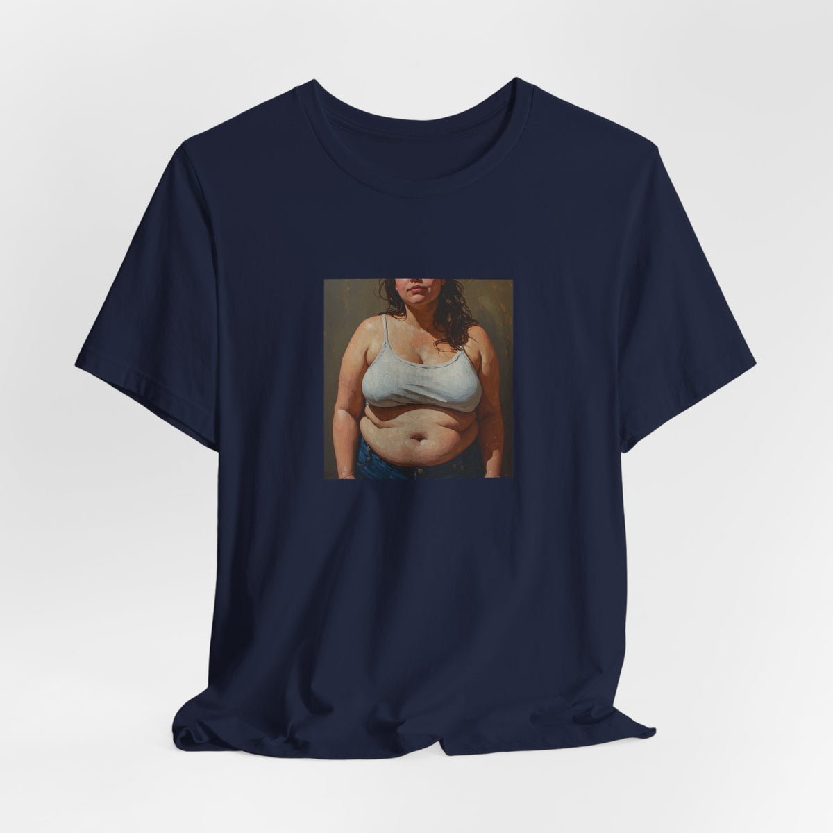 Woman In Jeans T-Shirt