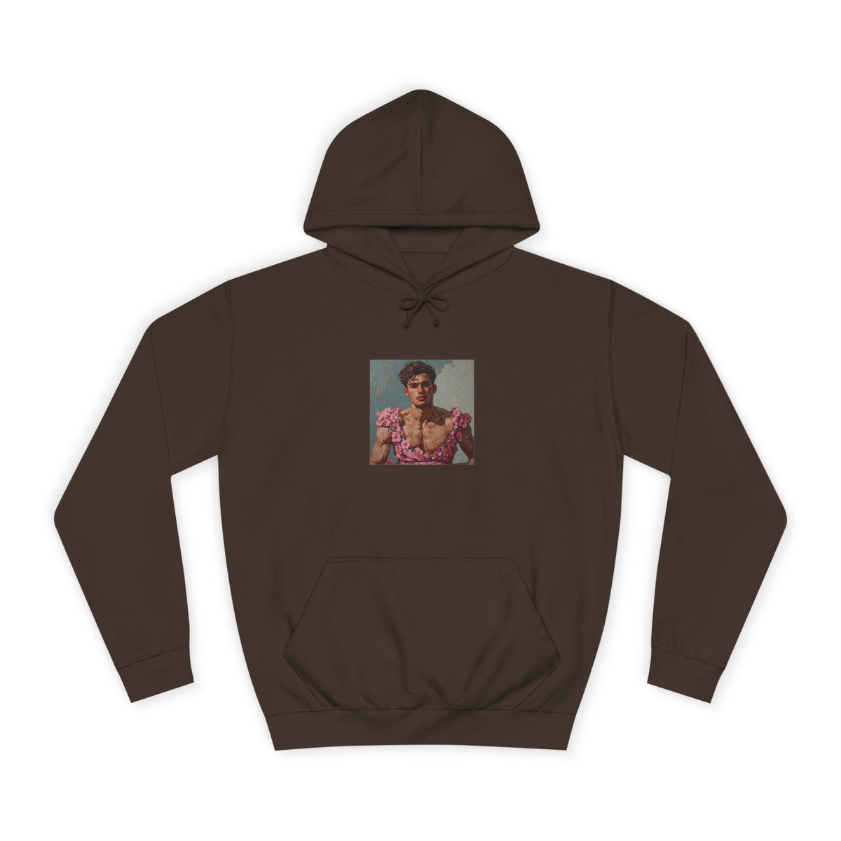 Man In Pink Dress Hoodie