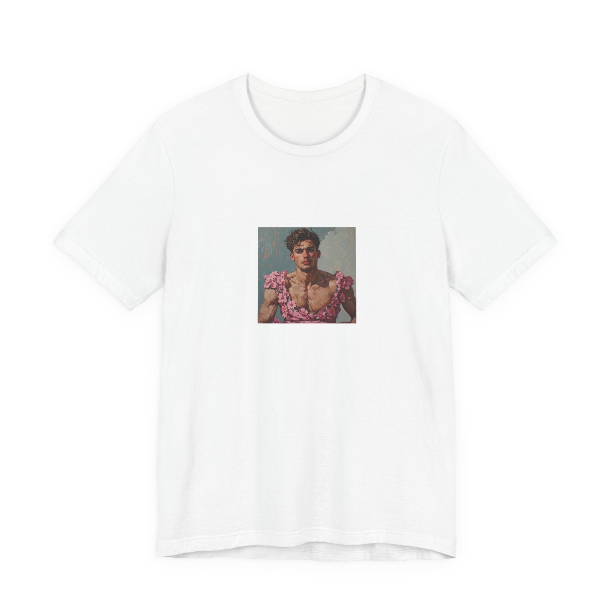 Man In Pink Dress T-shirt