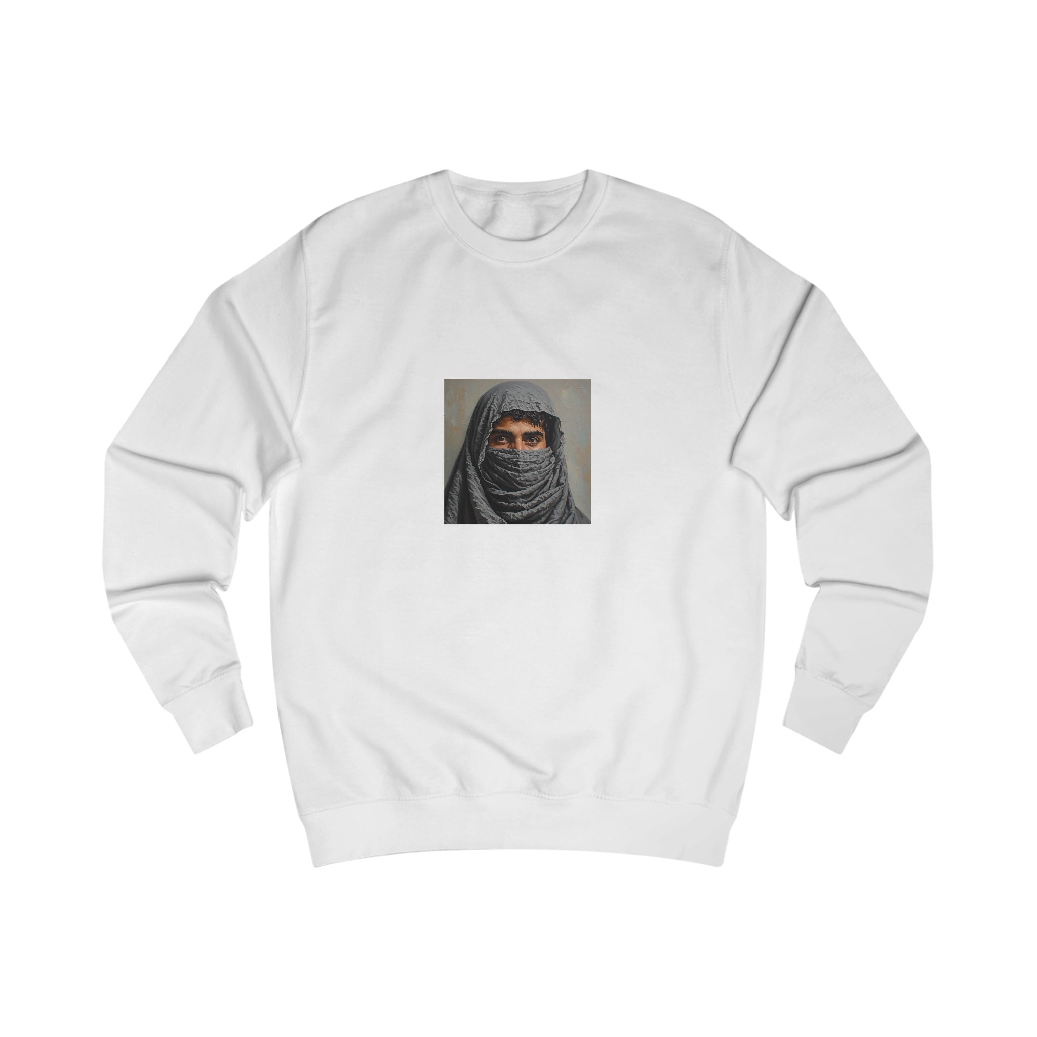 Veiled Man Portrait Crewneck Sweatshirt