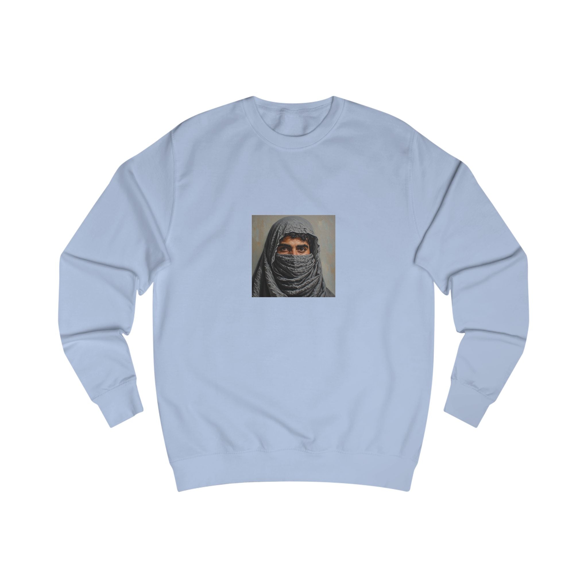Veiled Man Portrait Crewneck Sweatshirt