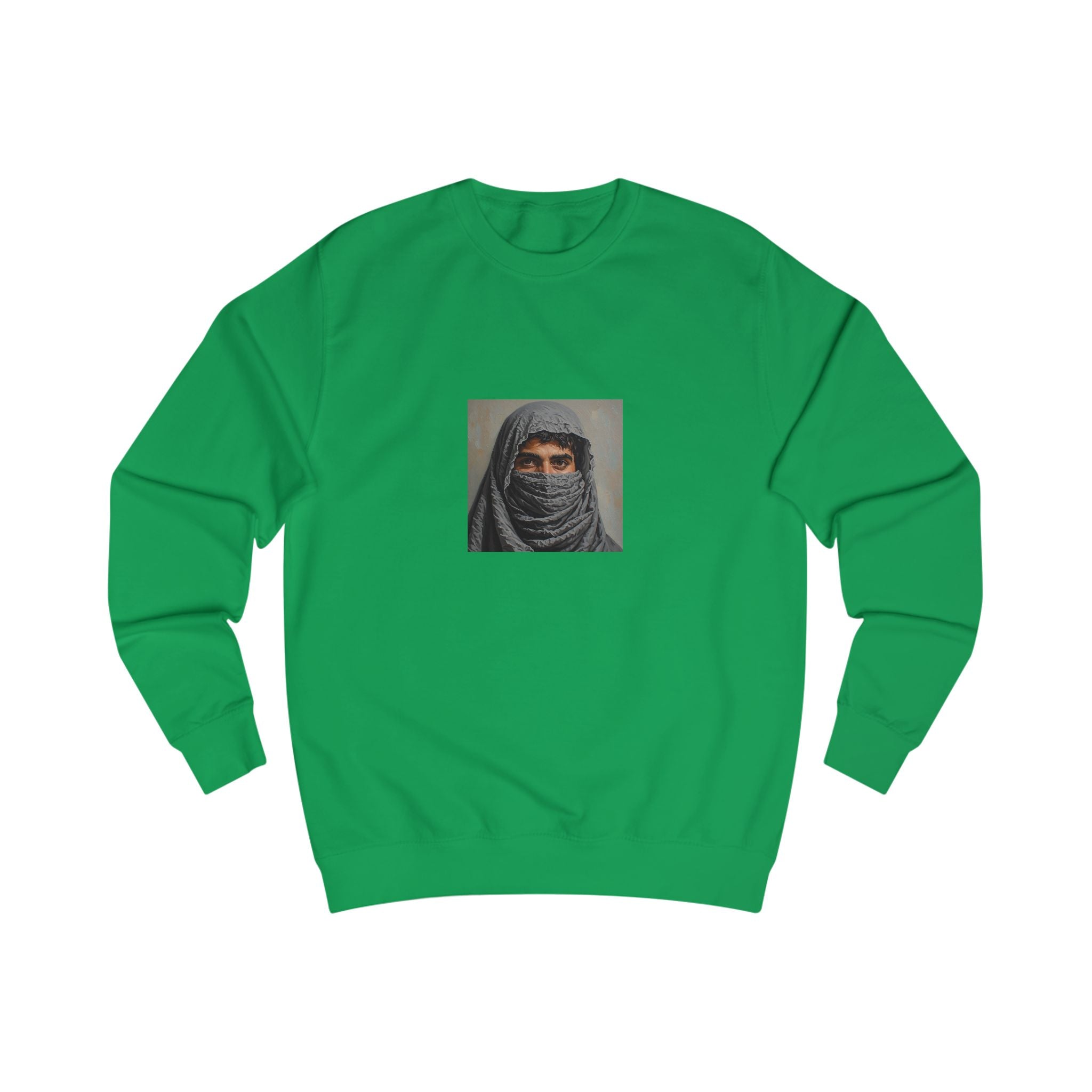 Veiled Man Portrait Crewneck Sweatshirt