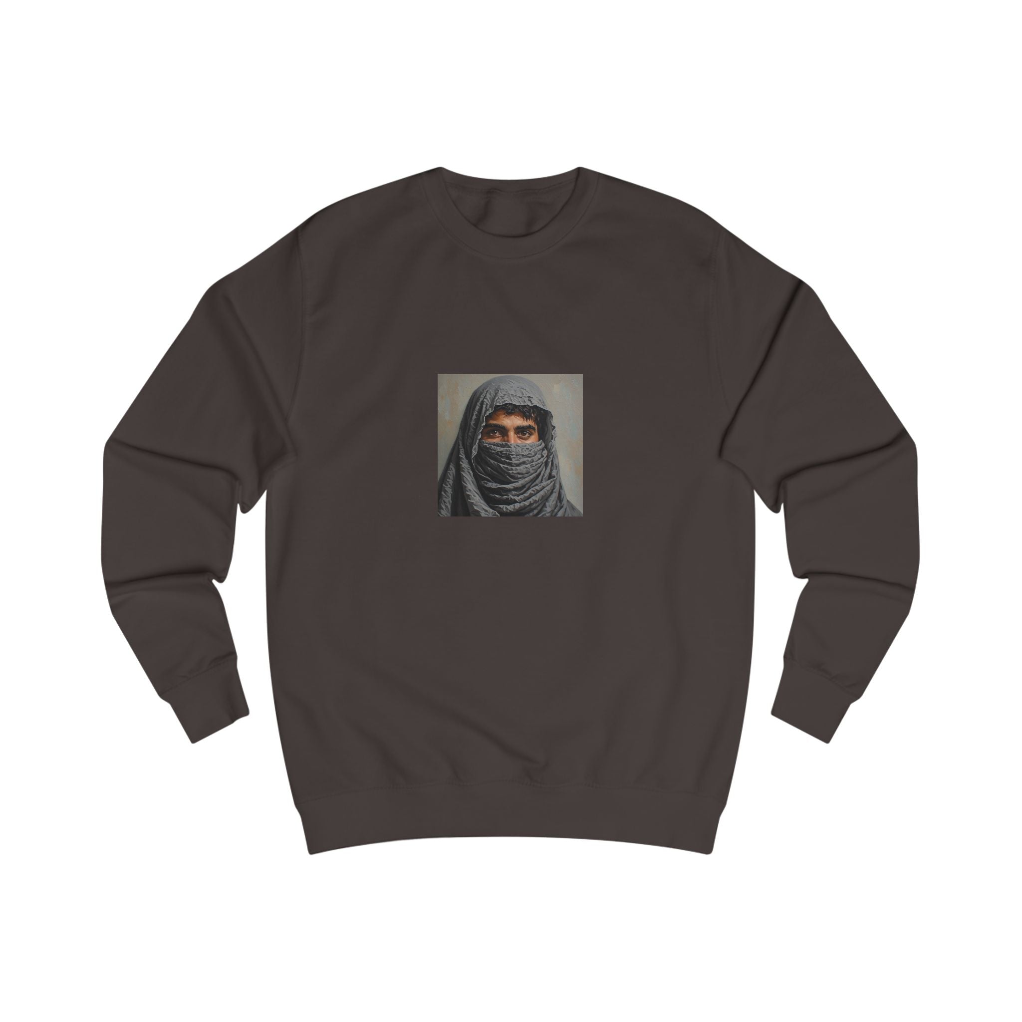 Veiled Man Portrait Crewneck Sweatshirt