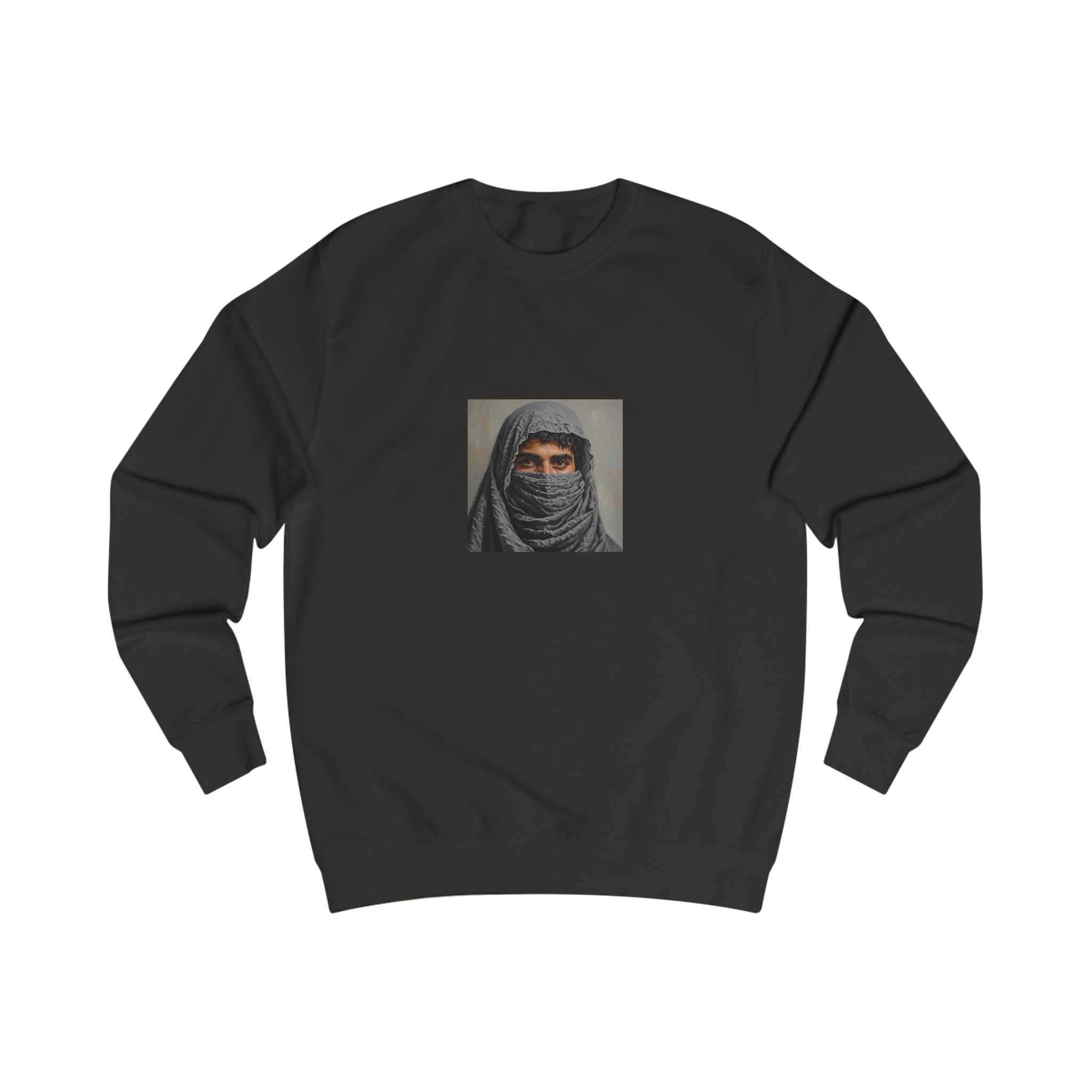 Veiled Man Portrait Crewneck Sweatshirt