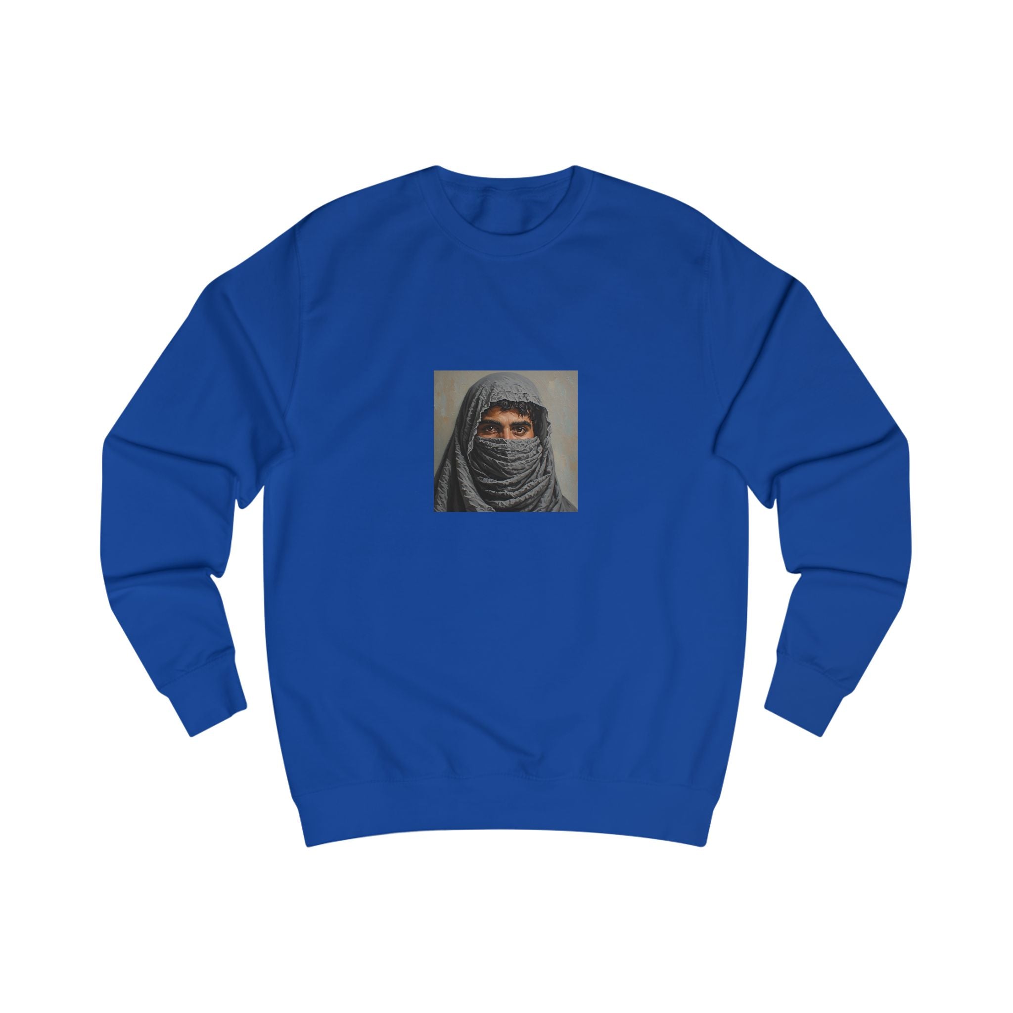 Veiled Man Portrait Crewneck Sweatshirt
