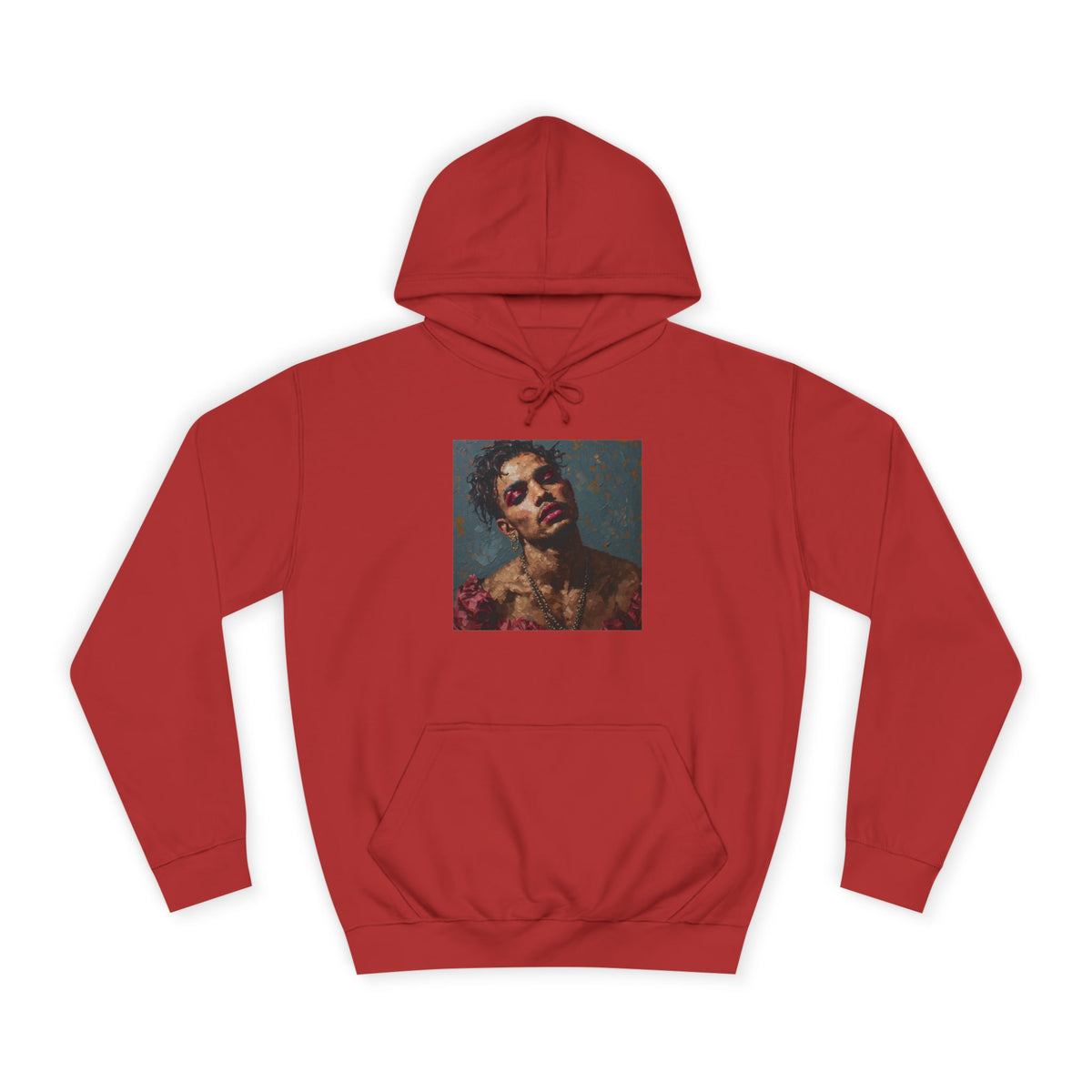 Man w/ Pink Eye Shadow Hoodie
