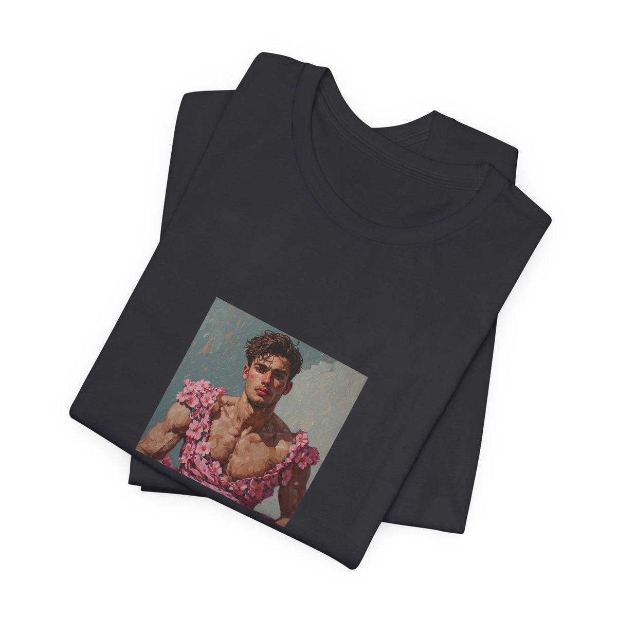Man In Pink Dress T-shirt