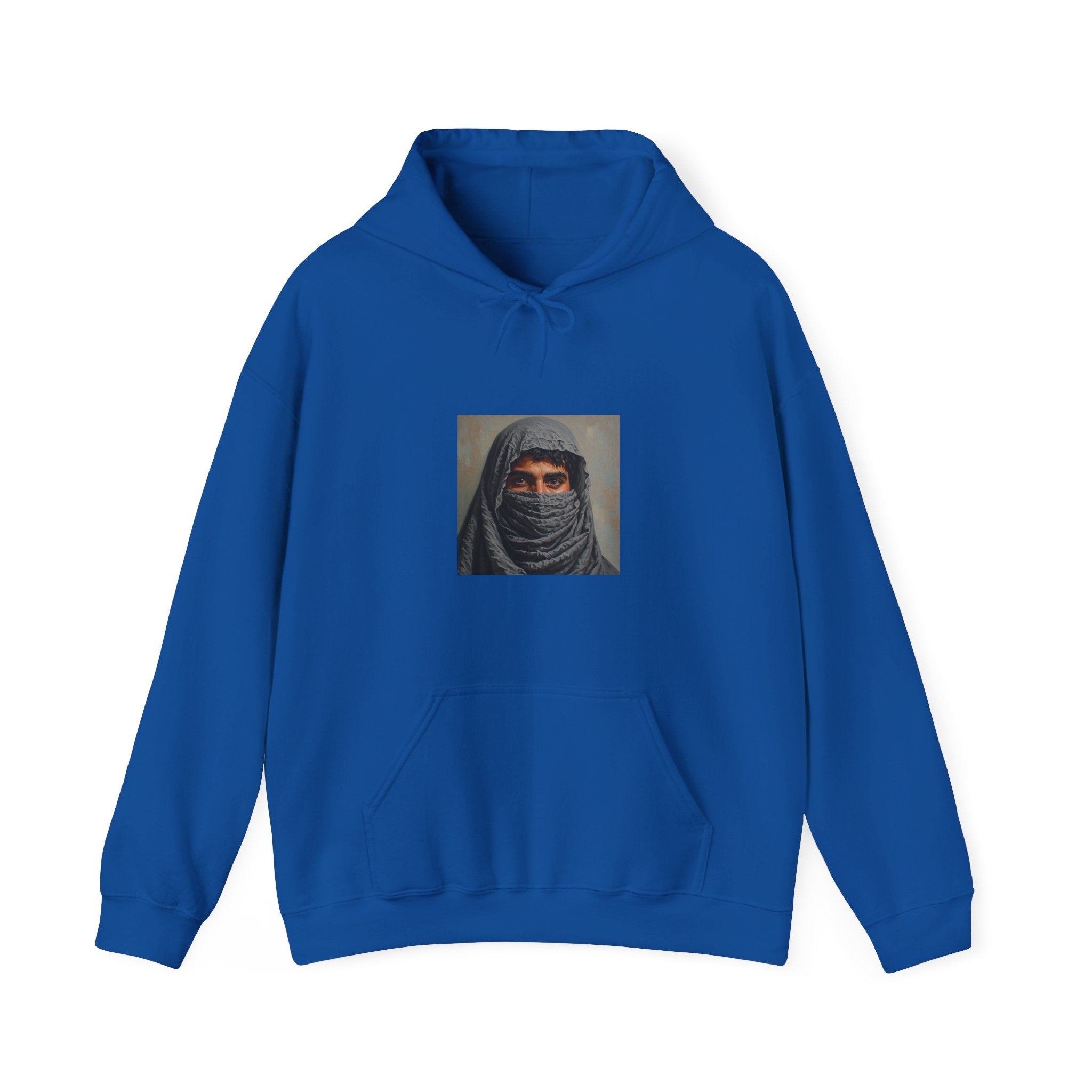 Veiled Man Portrait Hoodie