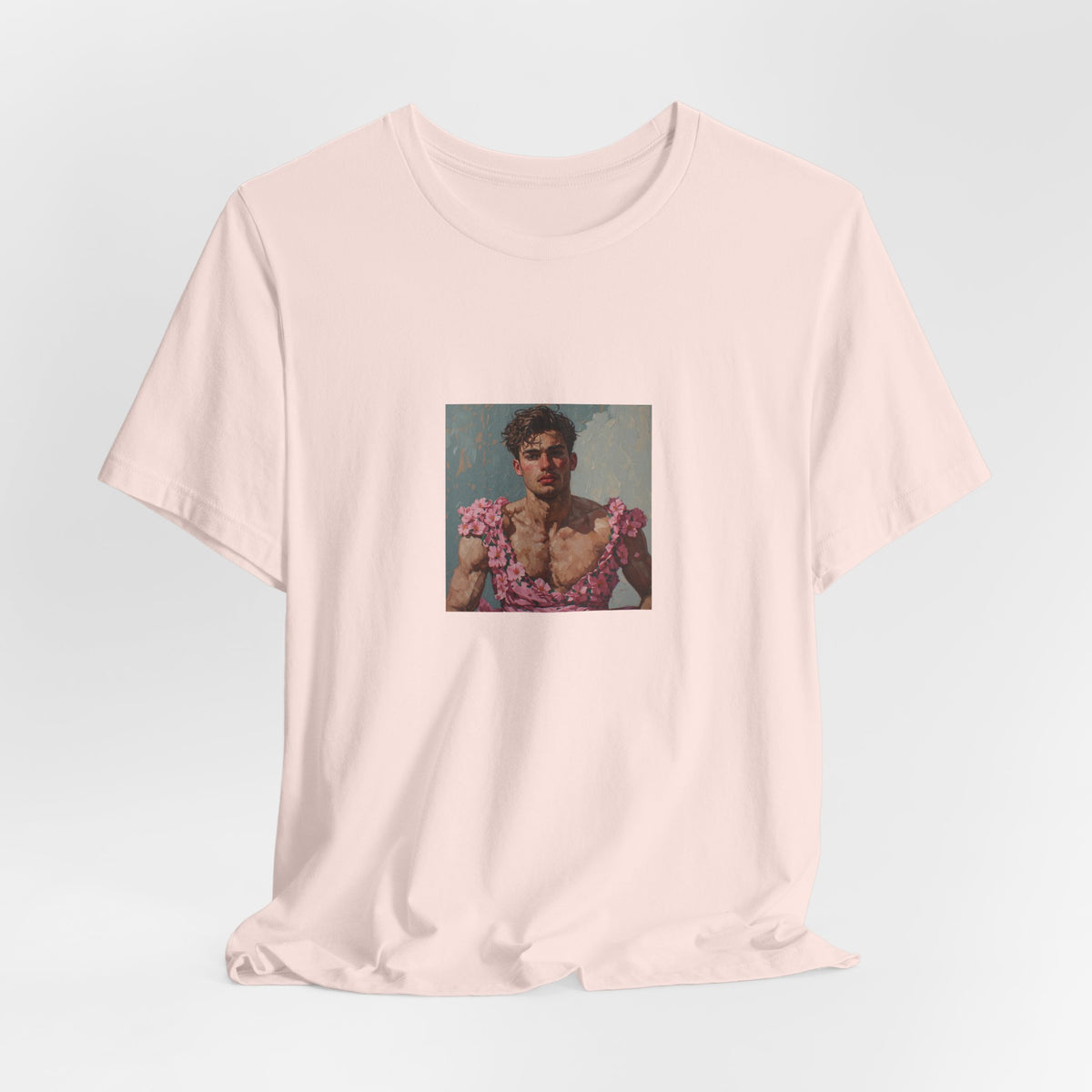 Man In Pink Dress T-shirt