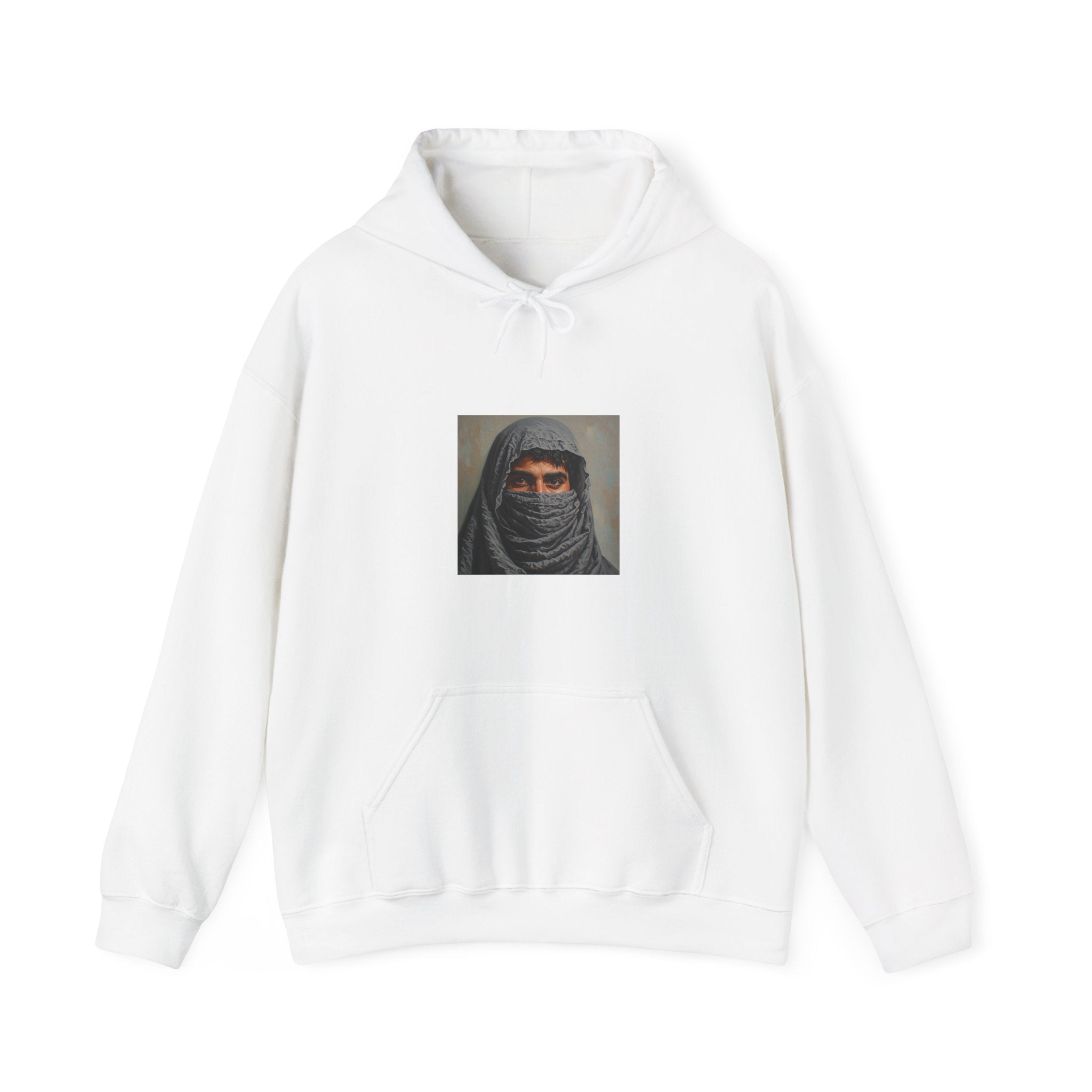 Veiled Man Portrait Hoodie