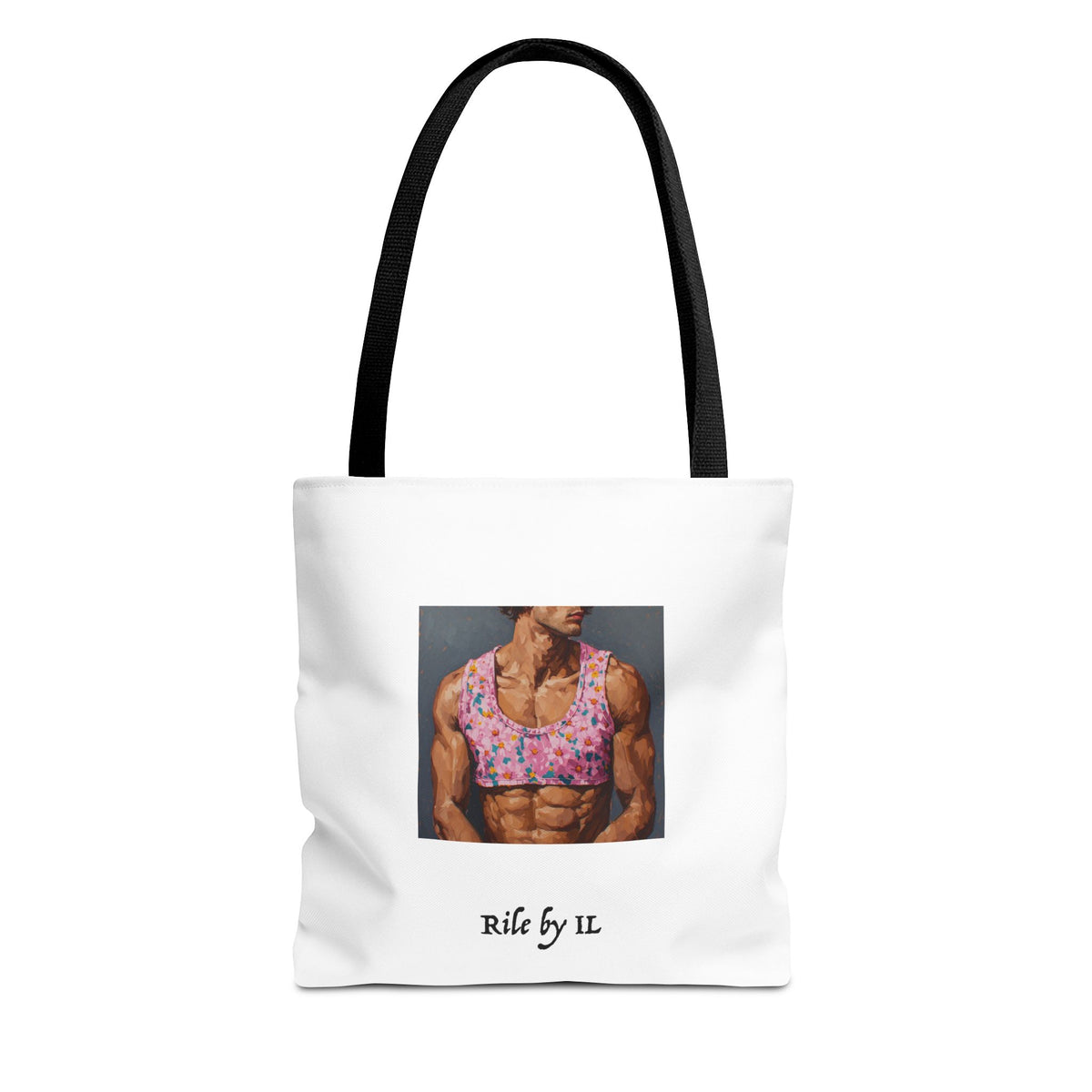 Man In Pink Crop TopTote Bag