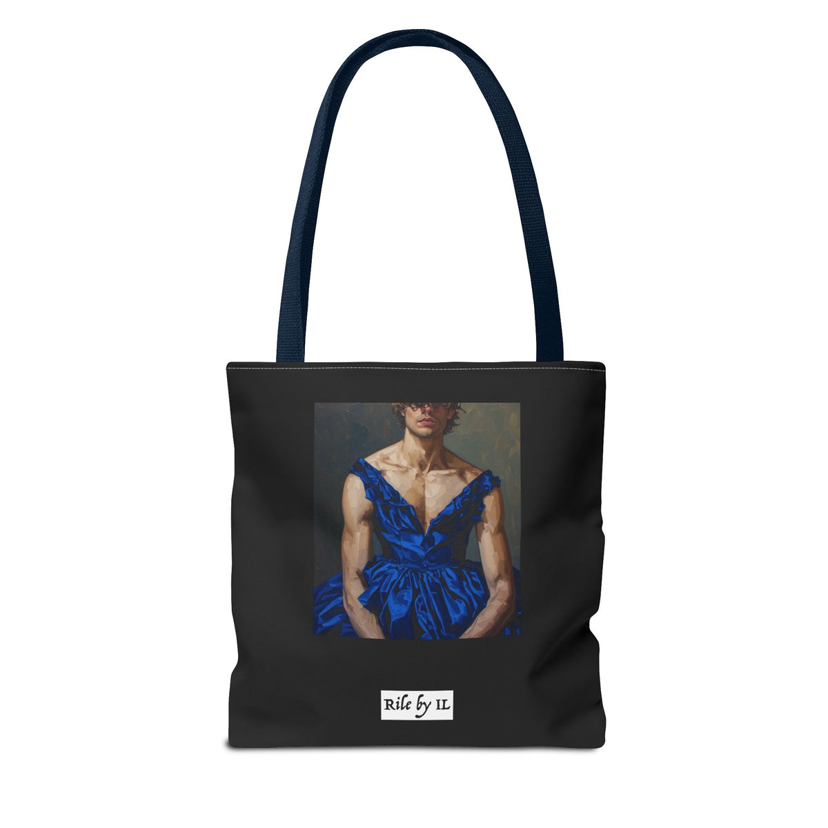 Man In Blue Dress Tote Bag