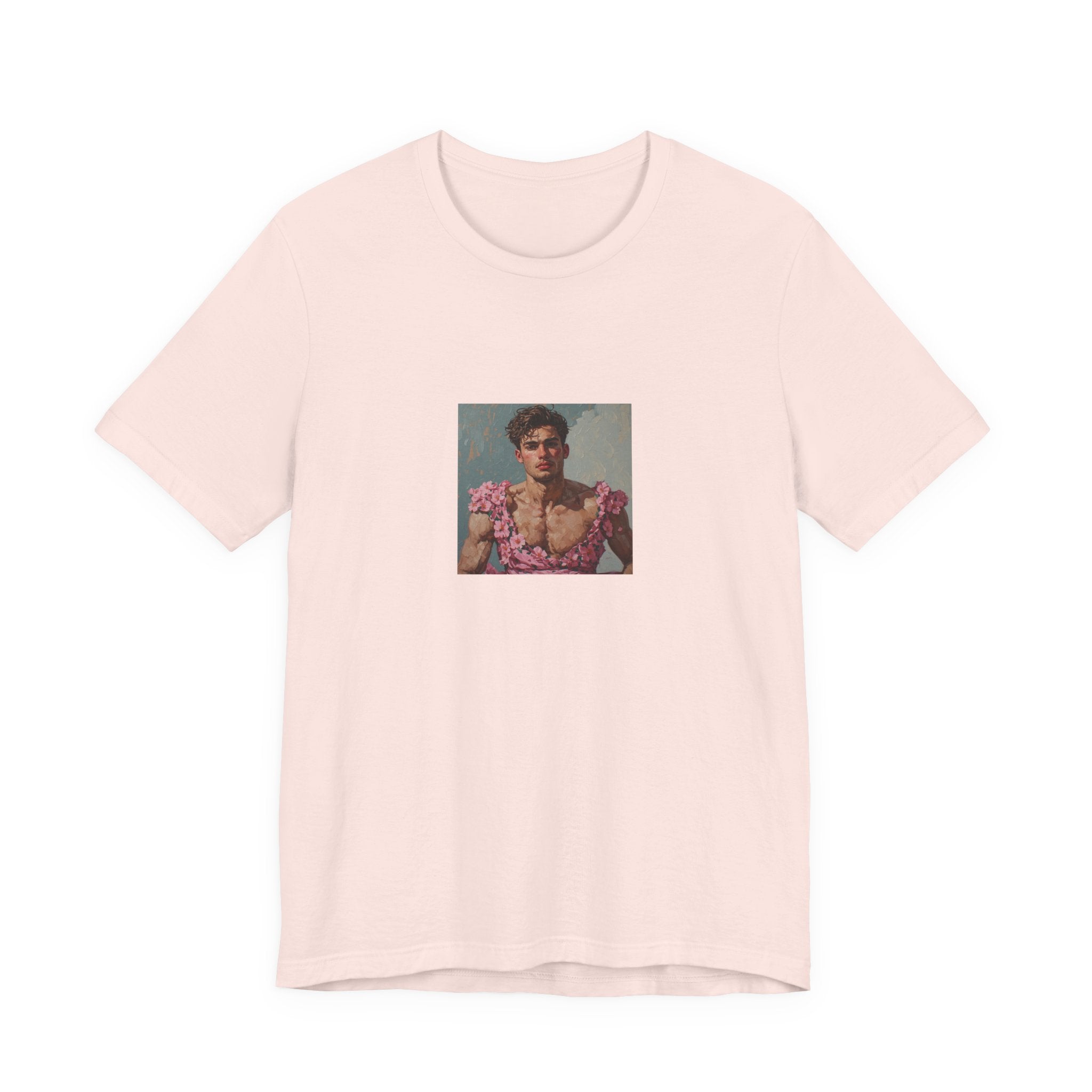 Man In Pink Dress T-shirt