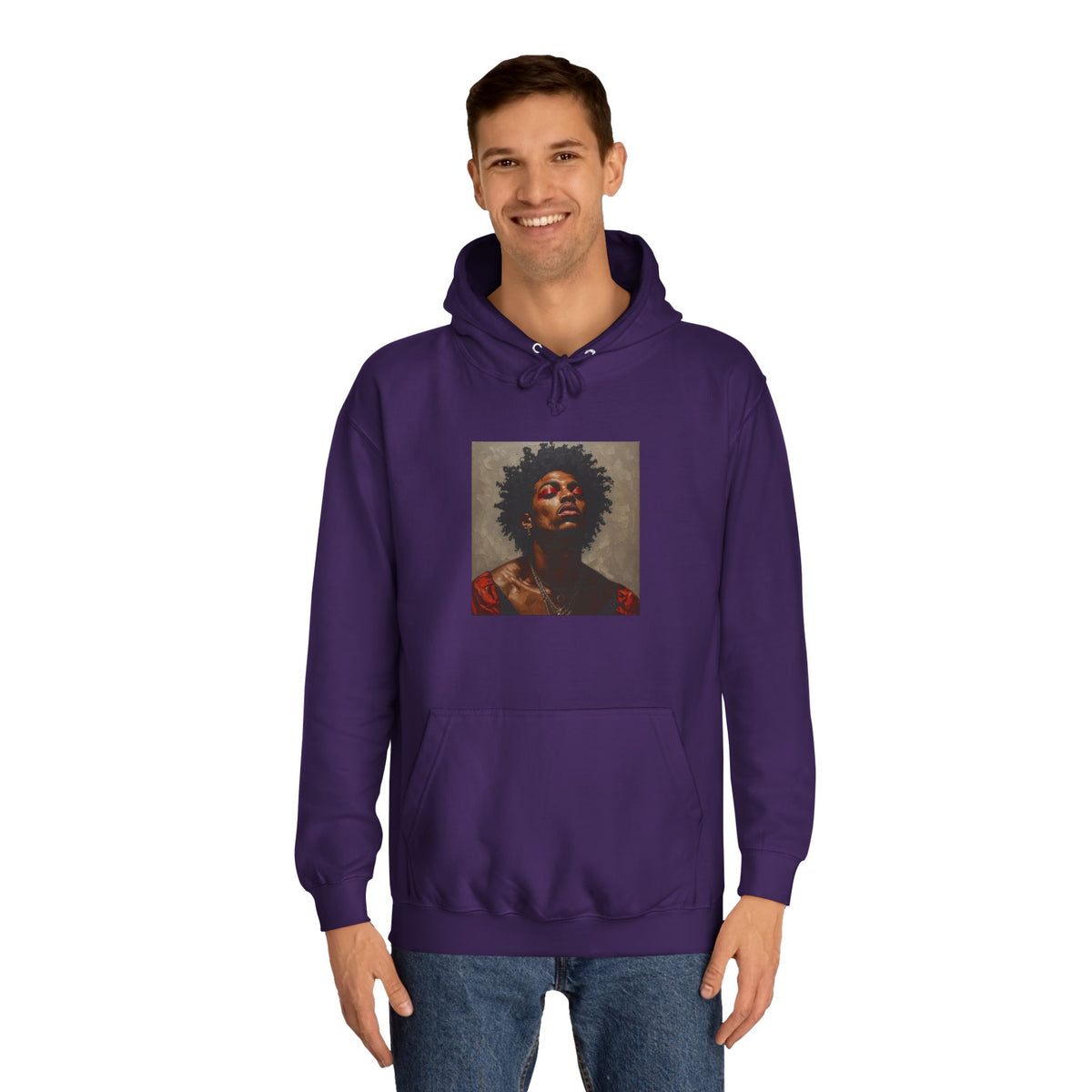 Man w/ Red Eyeshadow Hoodie