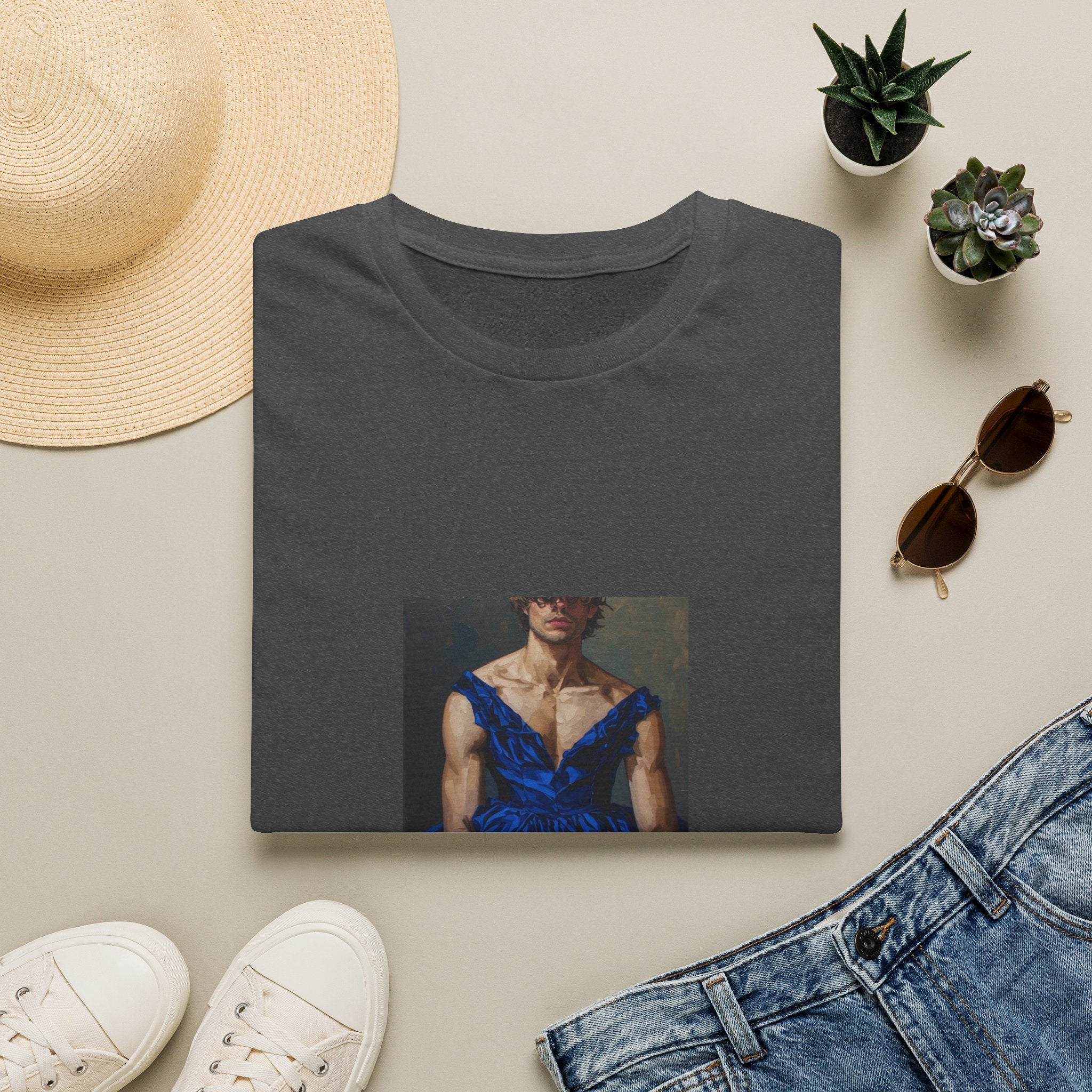 Man In Blue Dress T-shirt