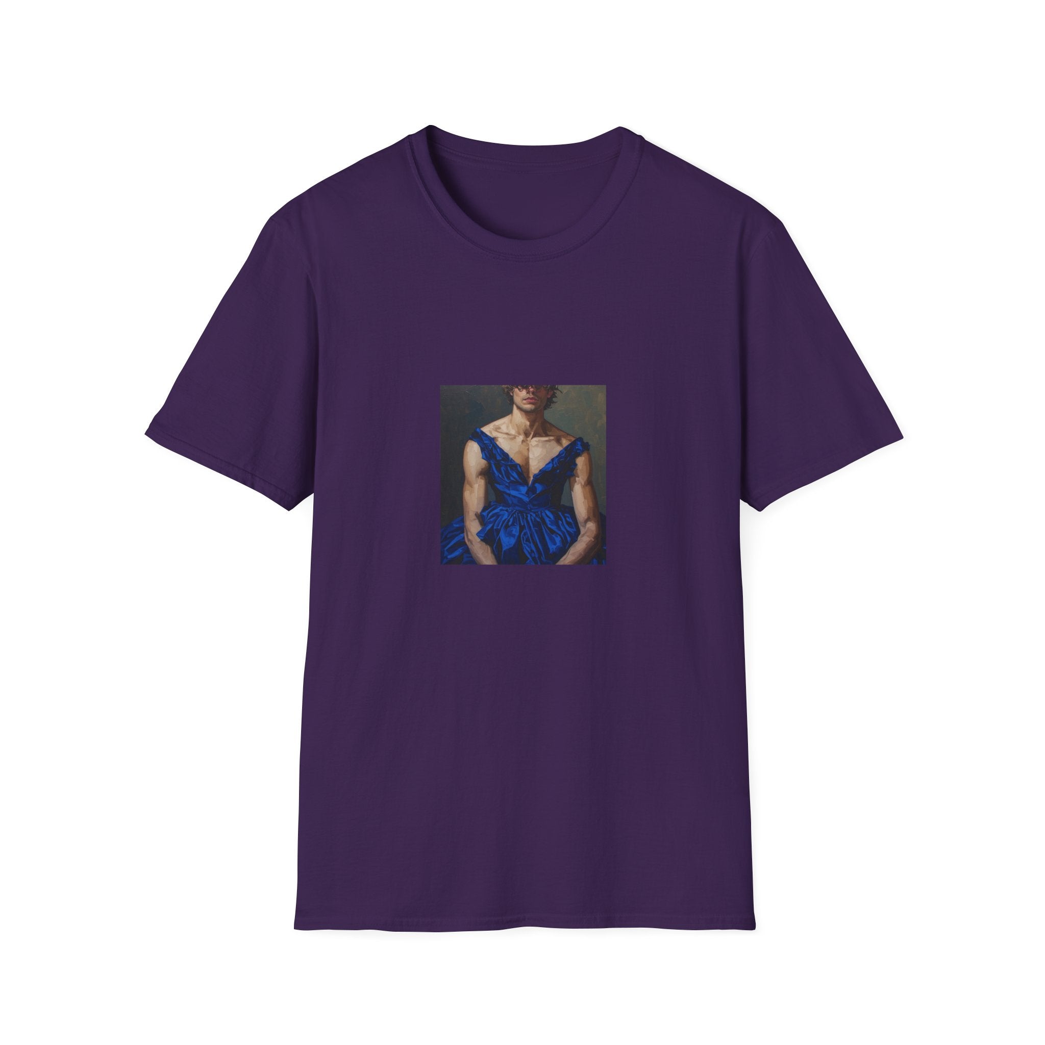 Man In Blue Dress T-shirt