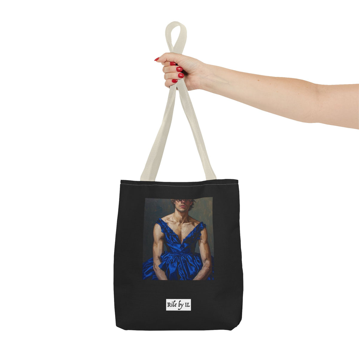 Man In Blue Dress Tote Bag