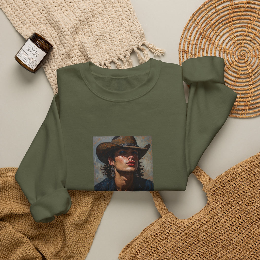 Cowboy Portrait Sweatshirt