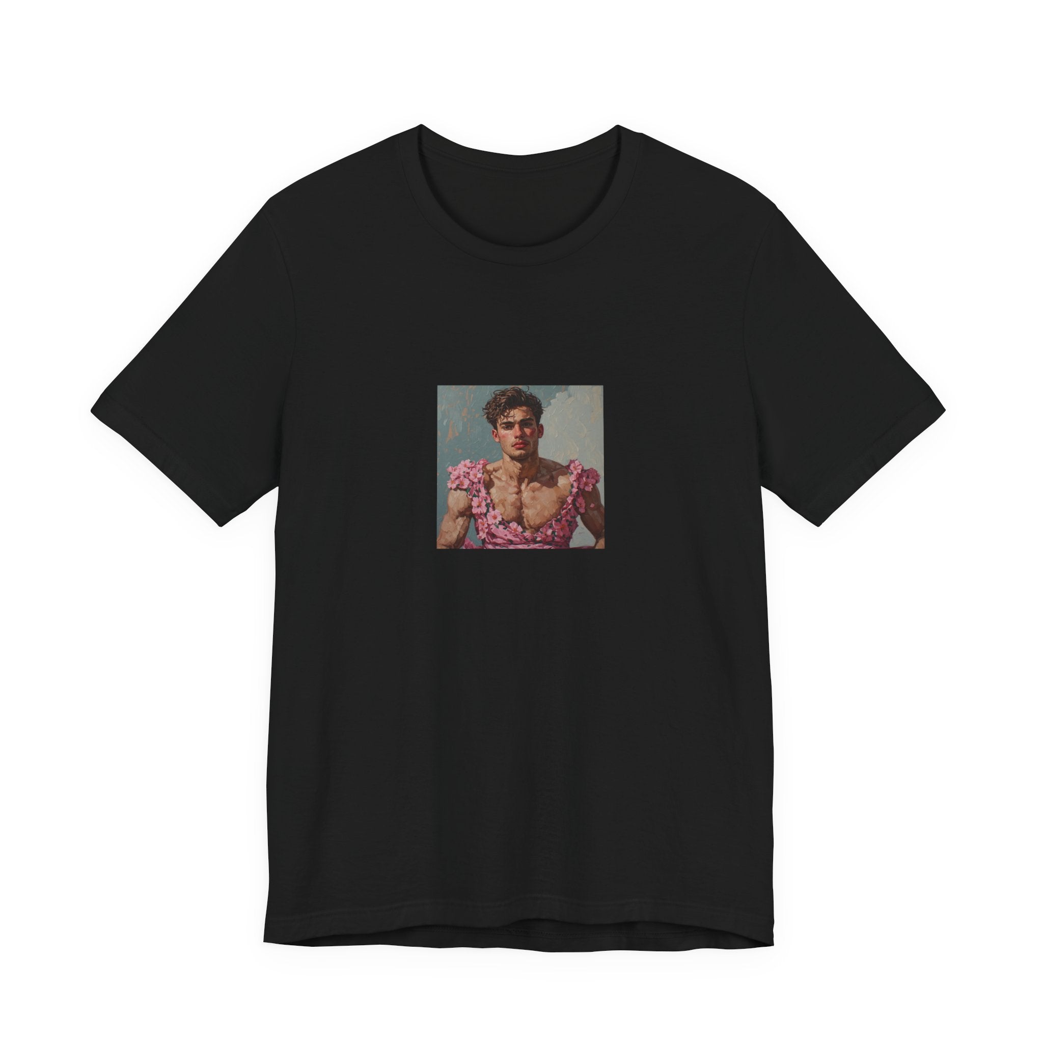 Man In Pink Dress T-shirt