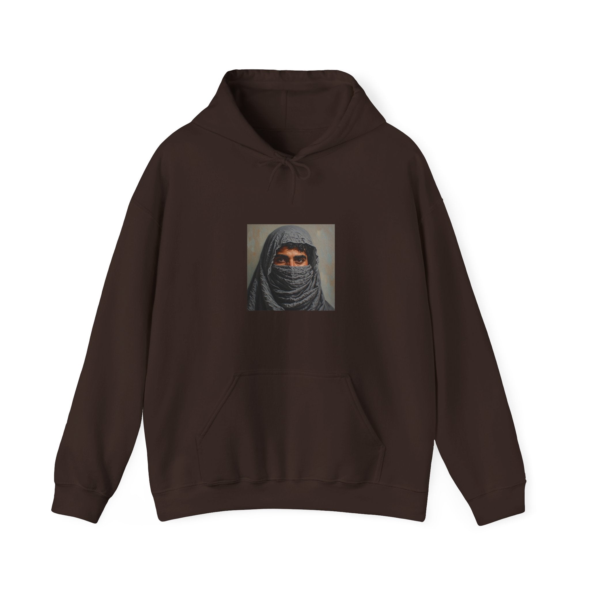 Veiled Man Portrait Hoodie