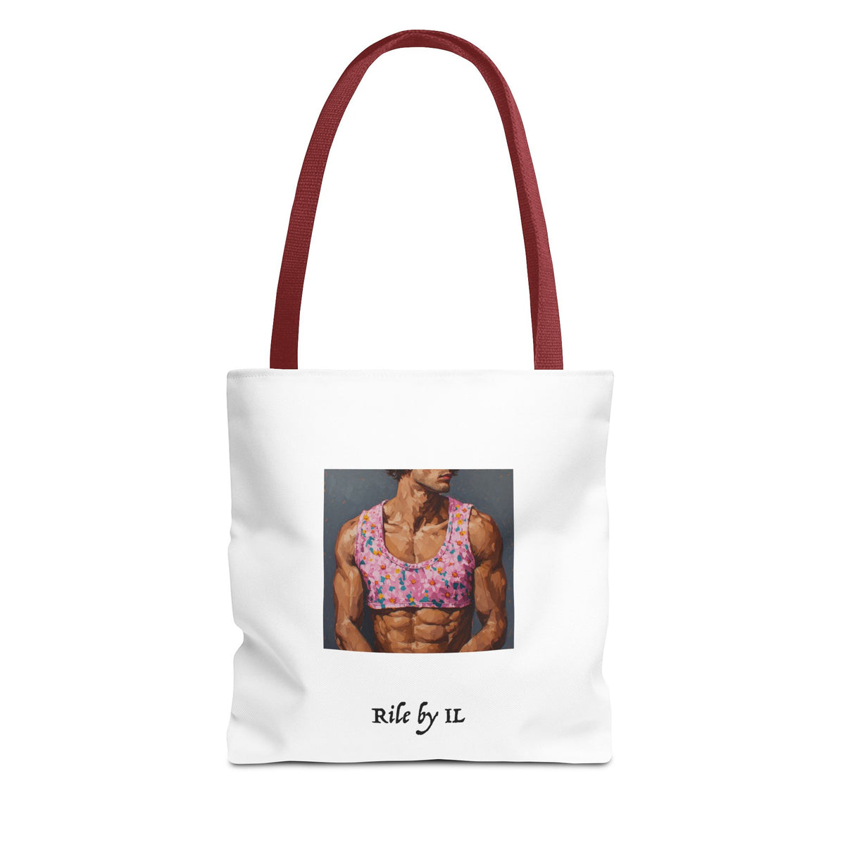 Man In Pink Crop TopTote Bag