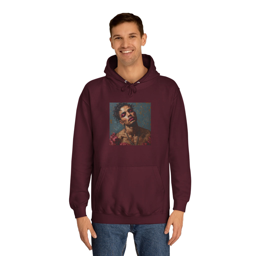 Man w/ Pink Eye Shadow Hoodie