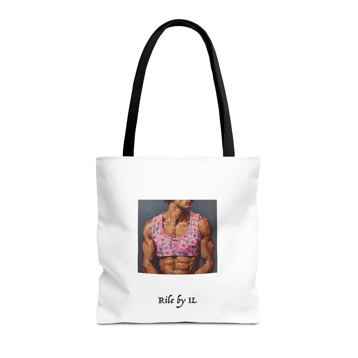 Man In Pink Crop TopTote Bag