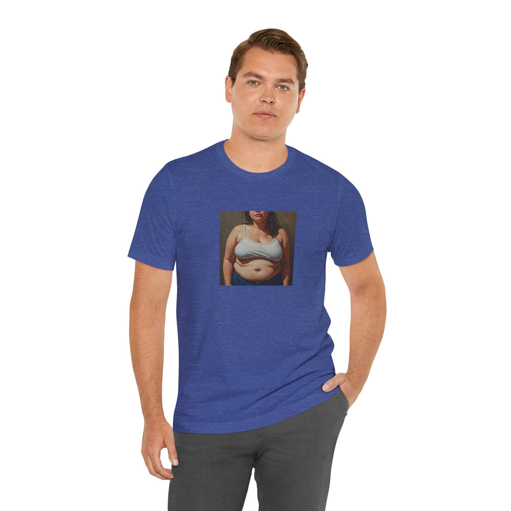 Woman In Jeans T-Shirt
