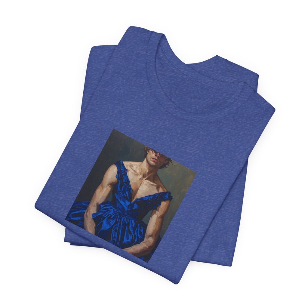 Man In Blue Dress T-Shirt