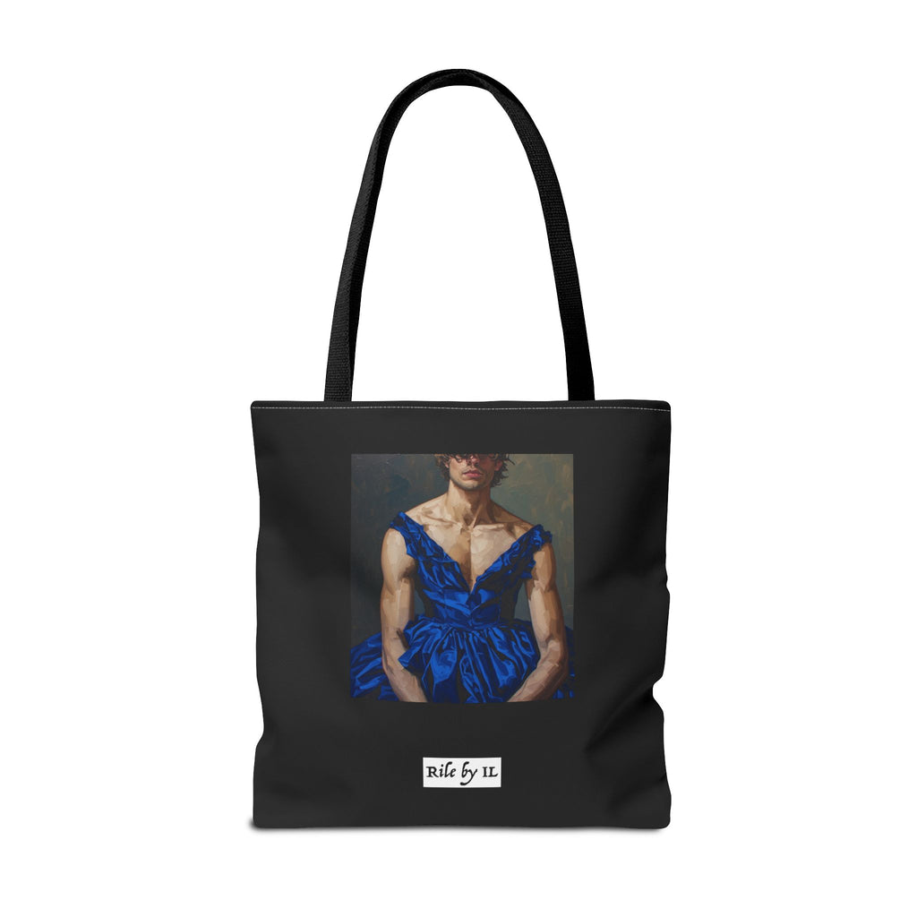 Man In Blue Dress Tote Bag